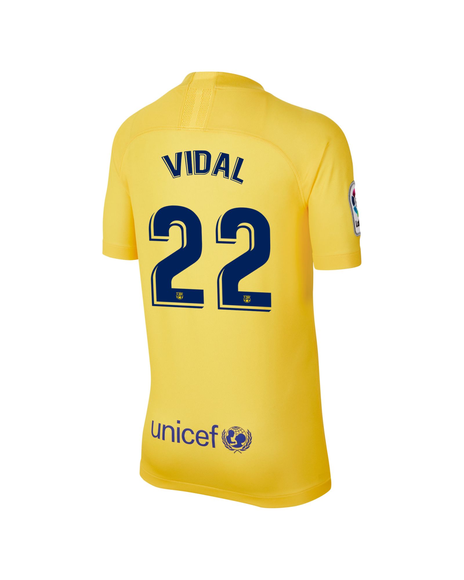 Camiseta 4ª FC Barcelona 2019/2020 Junior Amarillo Vidal - Fútbol Factory