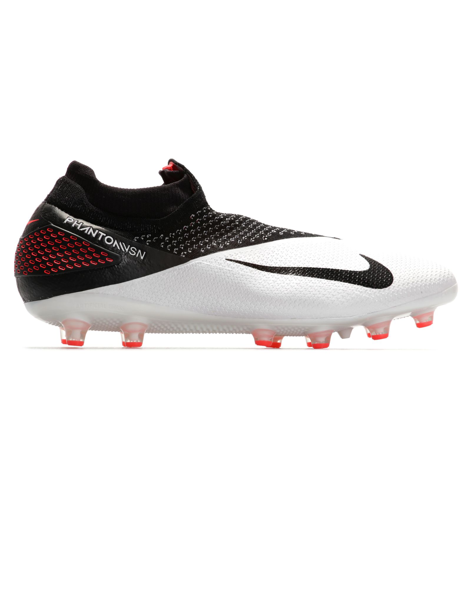 Turbina textura partícula Botas de fútbol Nike Phantom Vision 2 Elite AG-Pro Blanco Negro