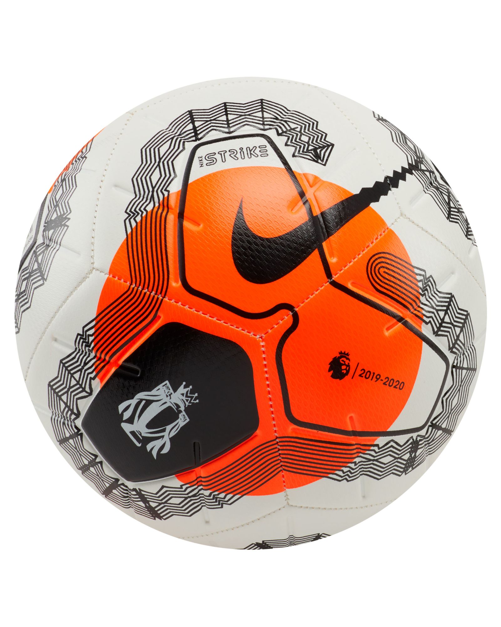 Balón de Fútbol 11 Strike Premier League 2019/2020 Blanco Naranja - Fútbol Factory