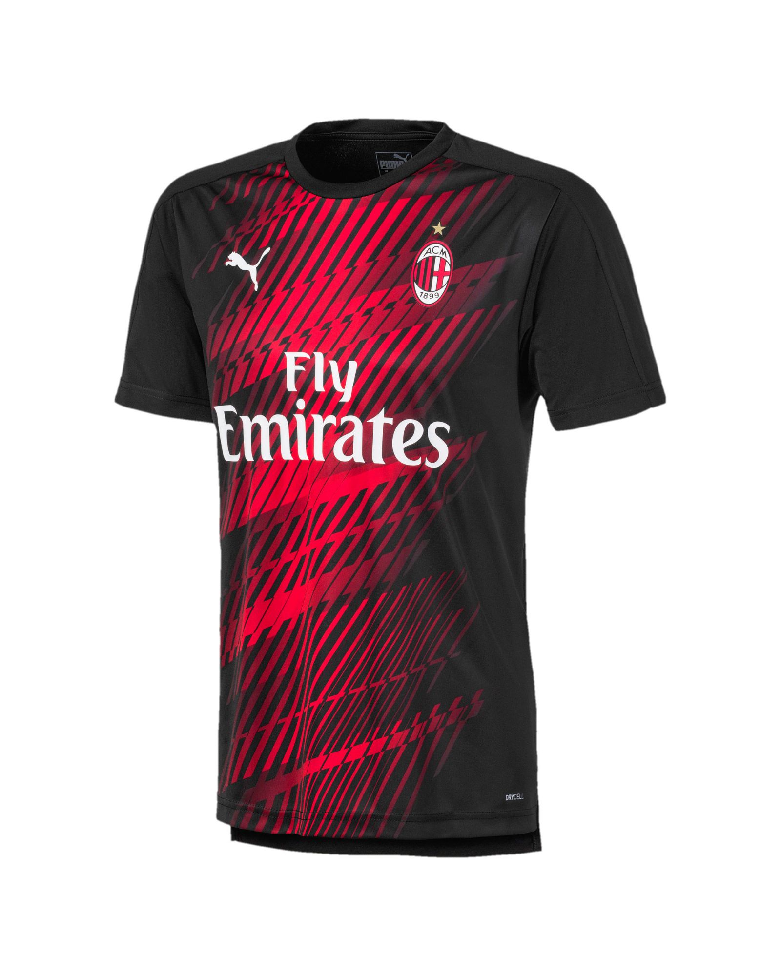 Camiseta Pre-Match AC Milan 2019/2020 Stadium Negro - Fútbol Factory