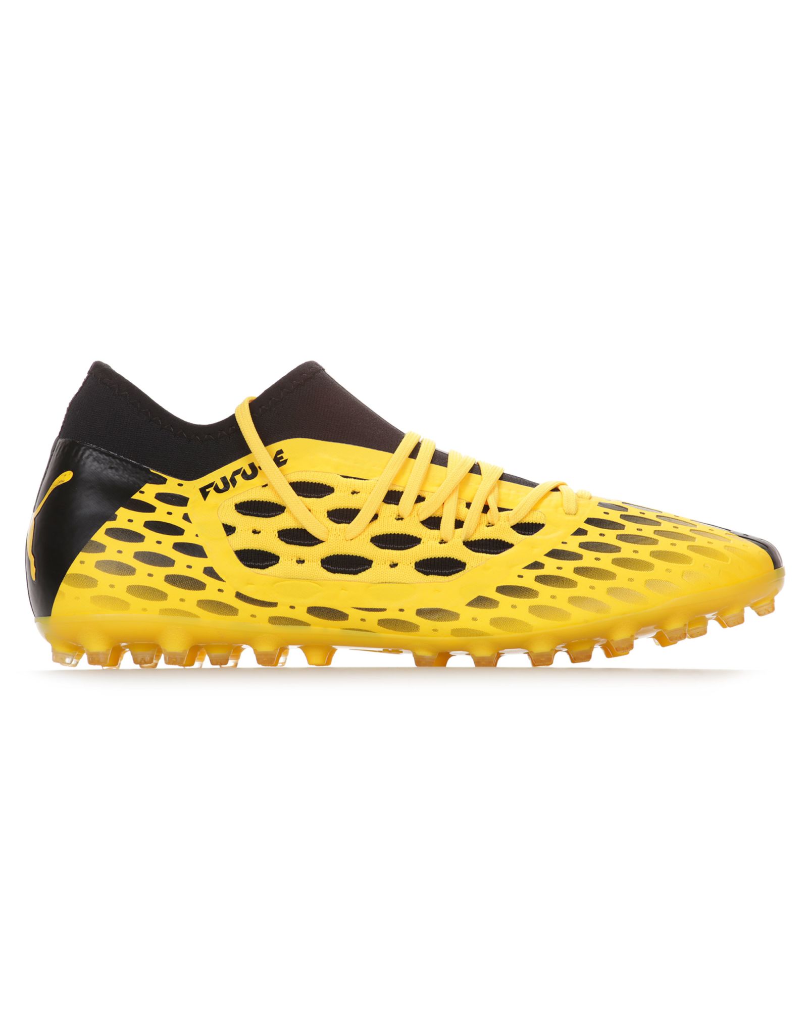 Botas de fútbol Puma Future 5.3 NETFIT MG Amarillo Negro - Fútbol Factory