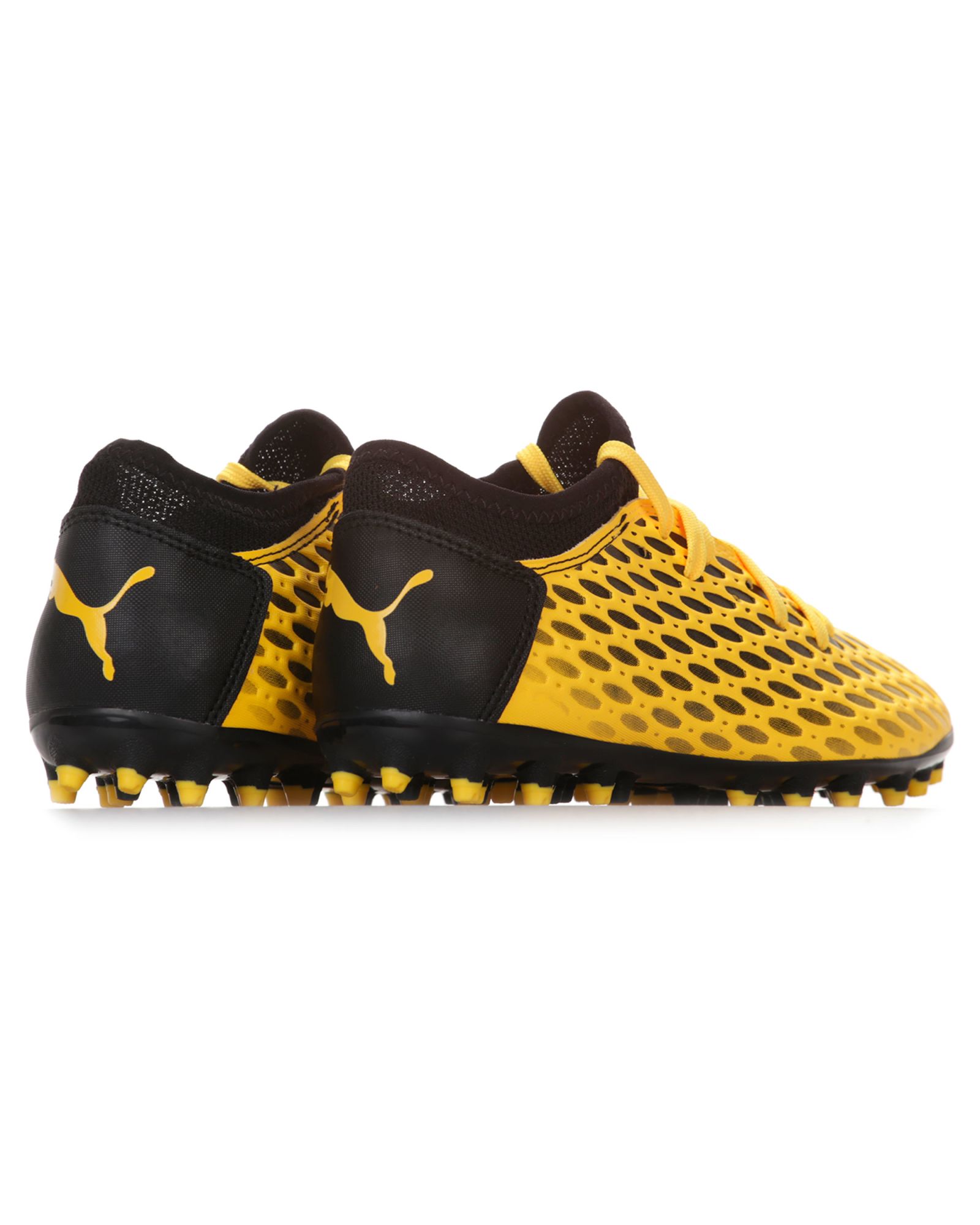 Botas de fútbol Puma Future 5.4 MG Junior Amarillo Negro - Fútbol Factory