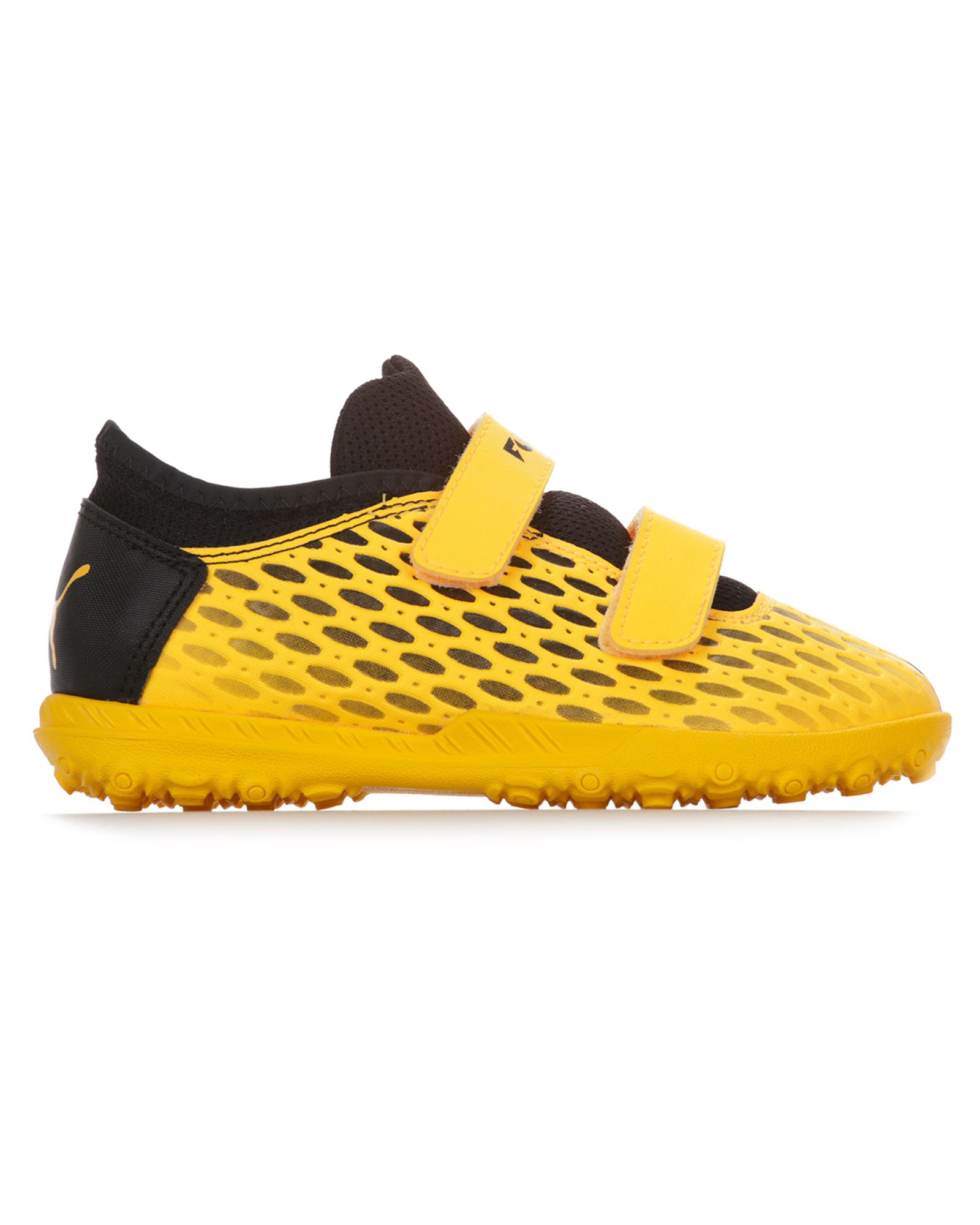 Botas de Fútbol Puma Future 5.4 TF Velcro Junior Amarillo Negro - Fútbol Factory