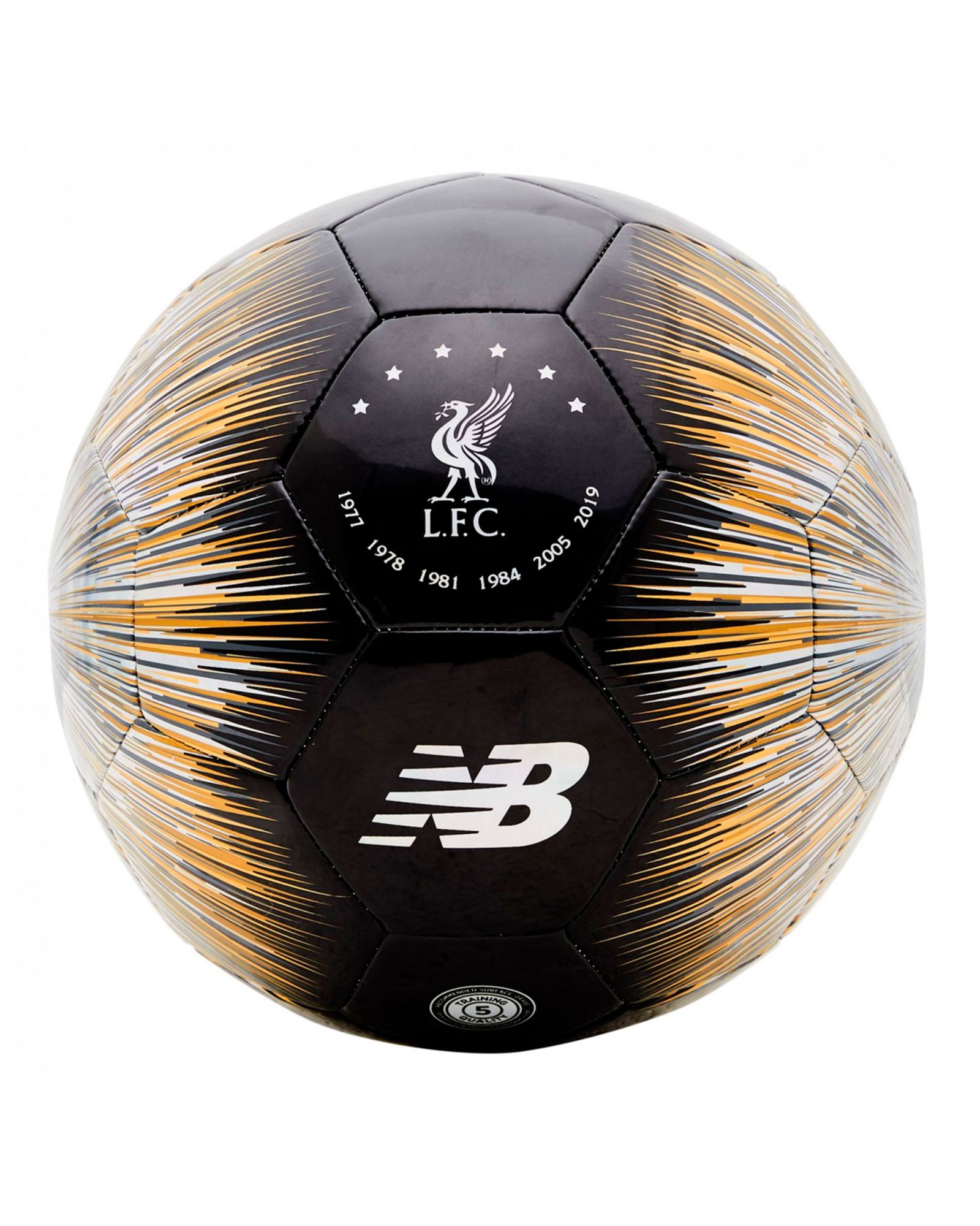 Balón de Fútbol 11 Liverpool FC 6 Times Negro - Fútbol Factory