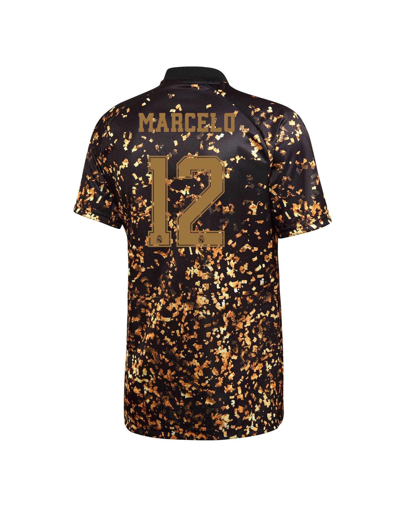 Camiseta 4ª Real Madrid 2019/2020 EA Sports Negro Dorado Marcelo - Fútbol Factory