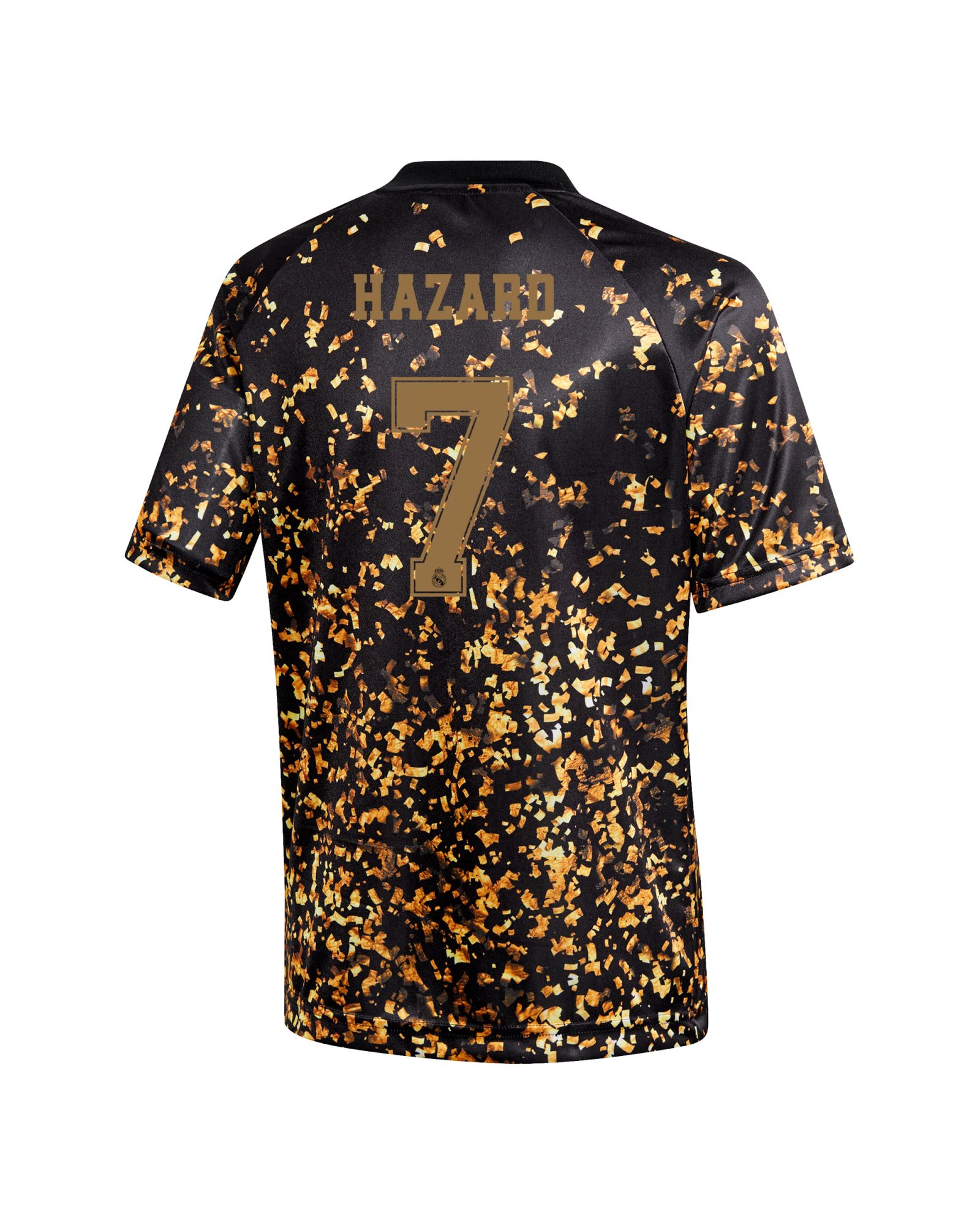 Camiseta 4ª Real Madrid 2019/2020 EA Sports Junior Negro Dorado Hazard - Fútbol Factory