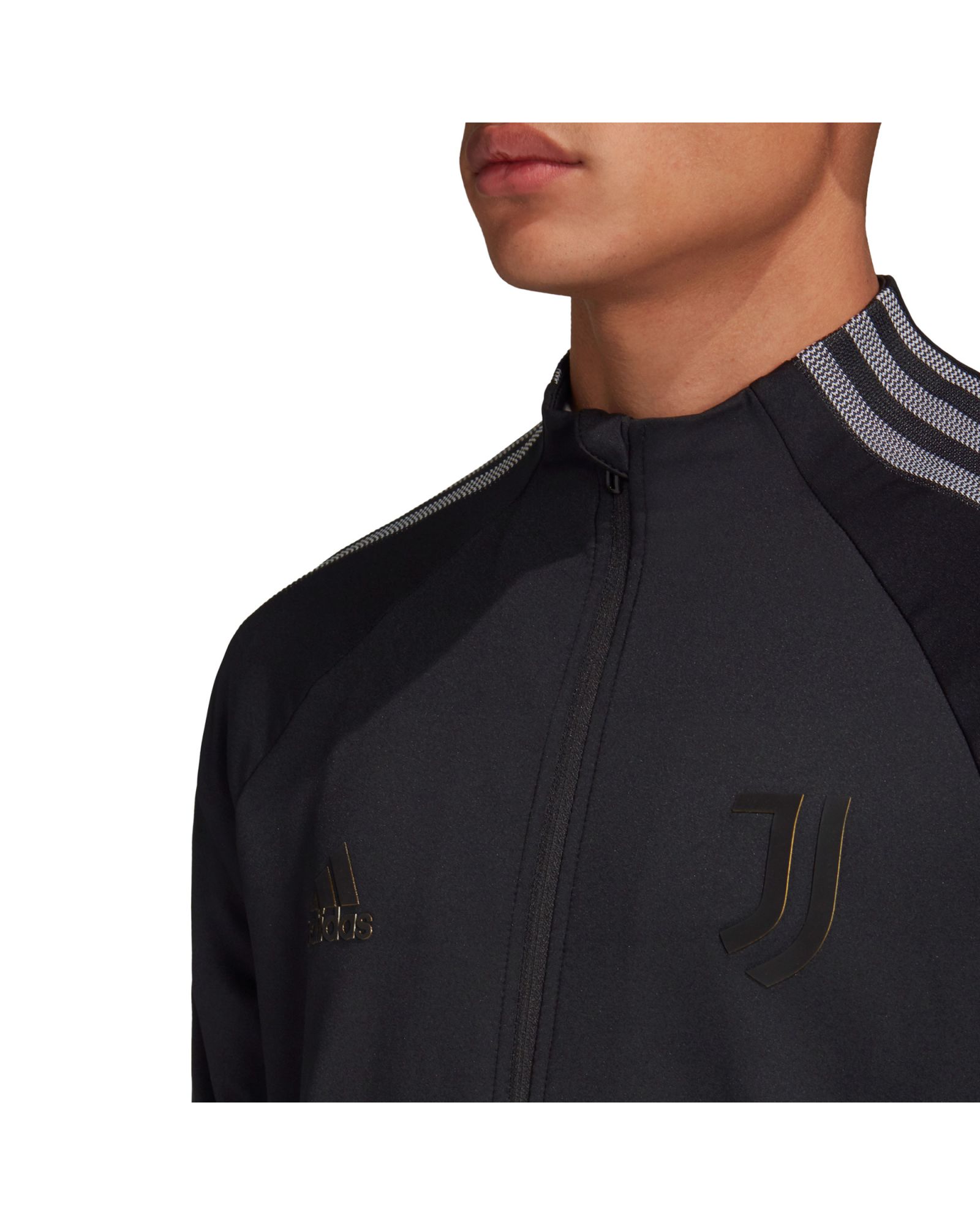 Chaqueta Prepartido Juventus FC 2020/2021 Negro - Fútbol Factory