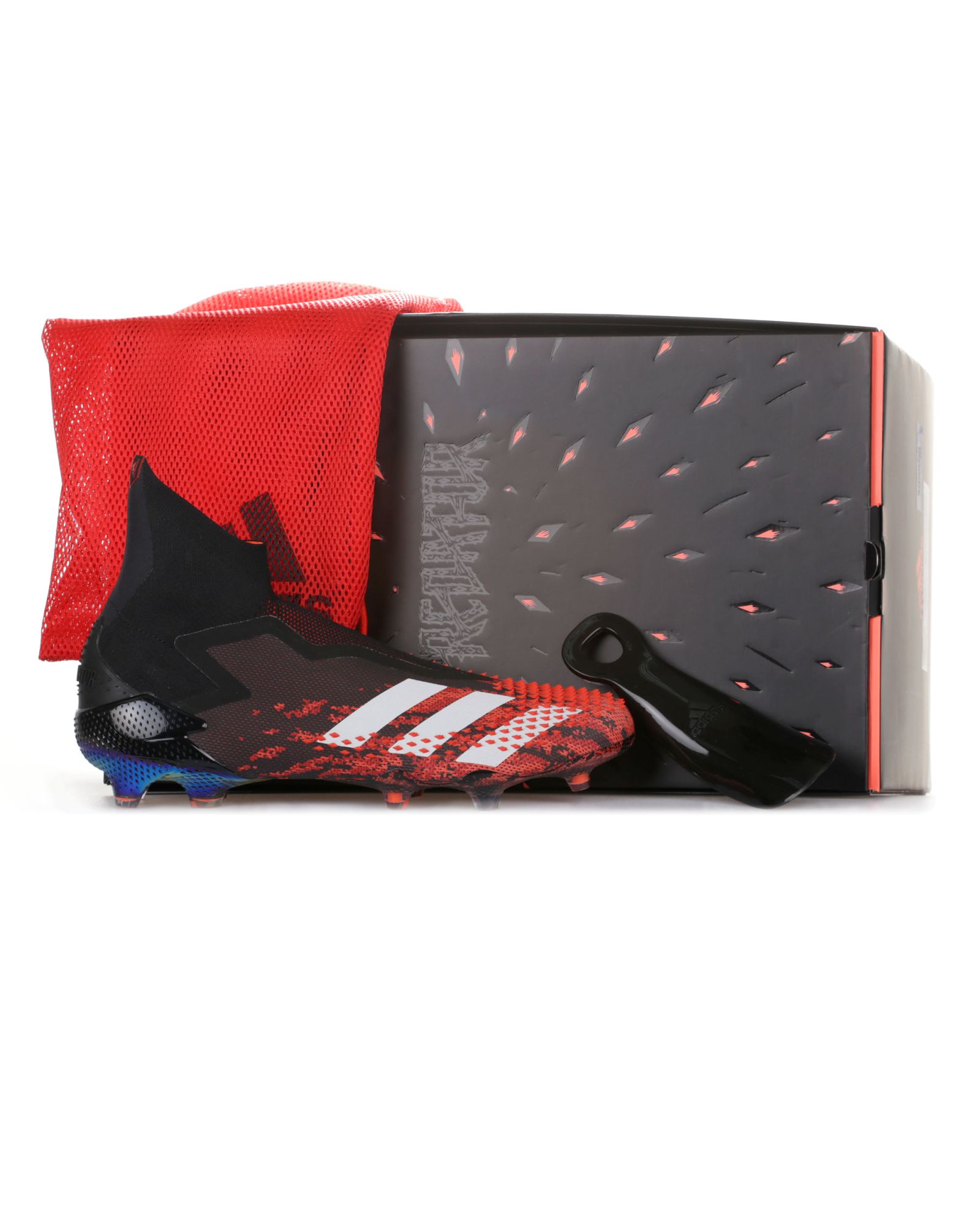 Botas de Fútbol adidas Predator Mutator 20+ FG Negro Rojo - Fútbol Factory