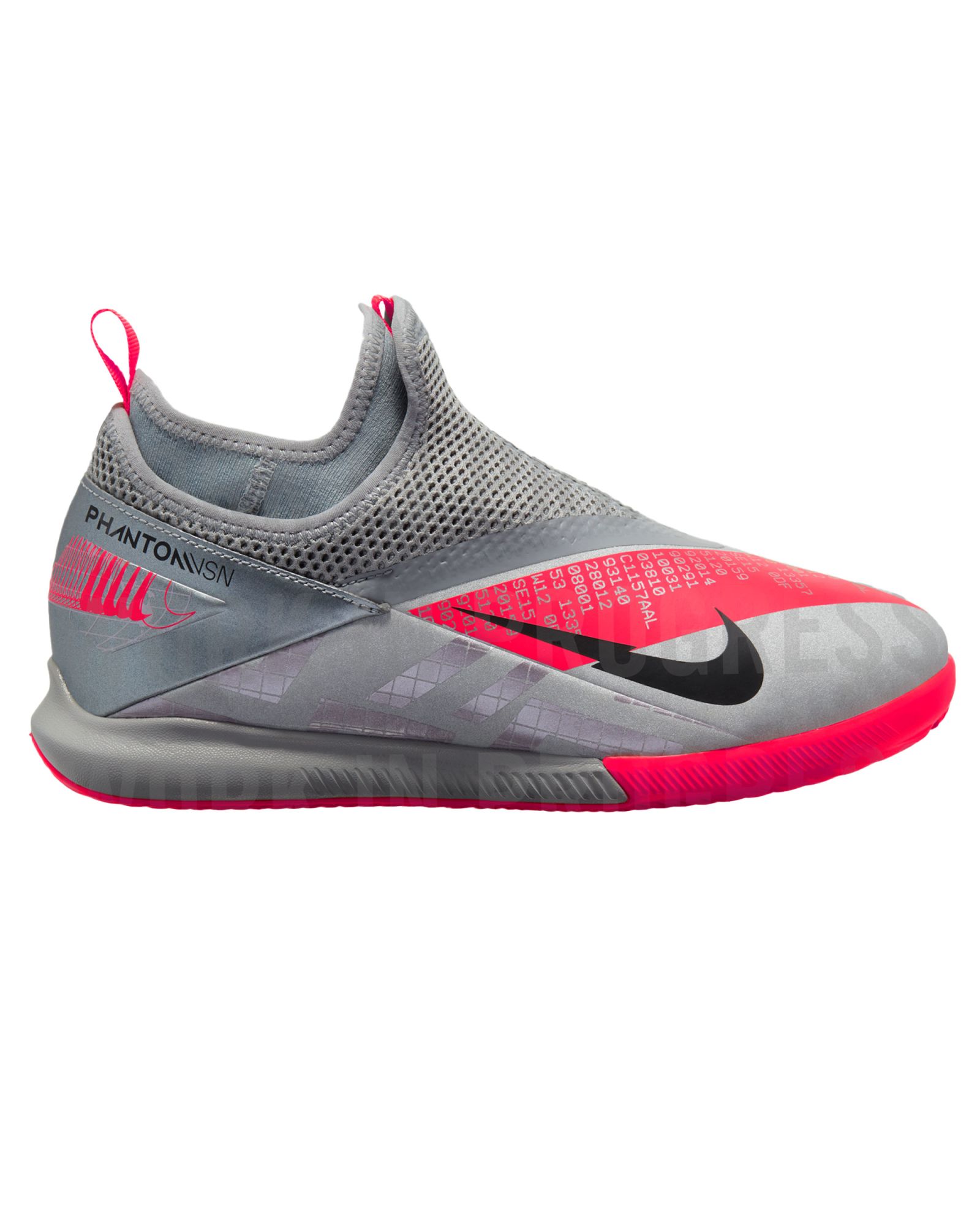 zapatilla fútbol sala nike PHANTON junior, rojo/negro