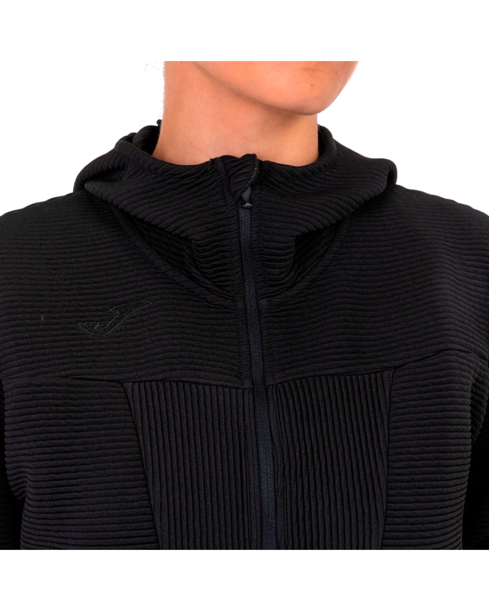 Chaqueta de Paseo con Capucha Mujer Negro - Fútbol Factory