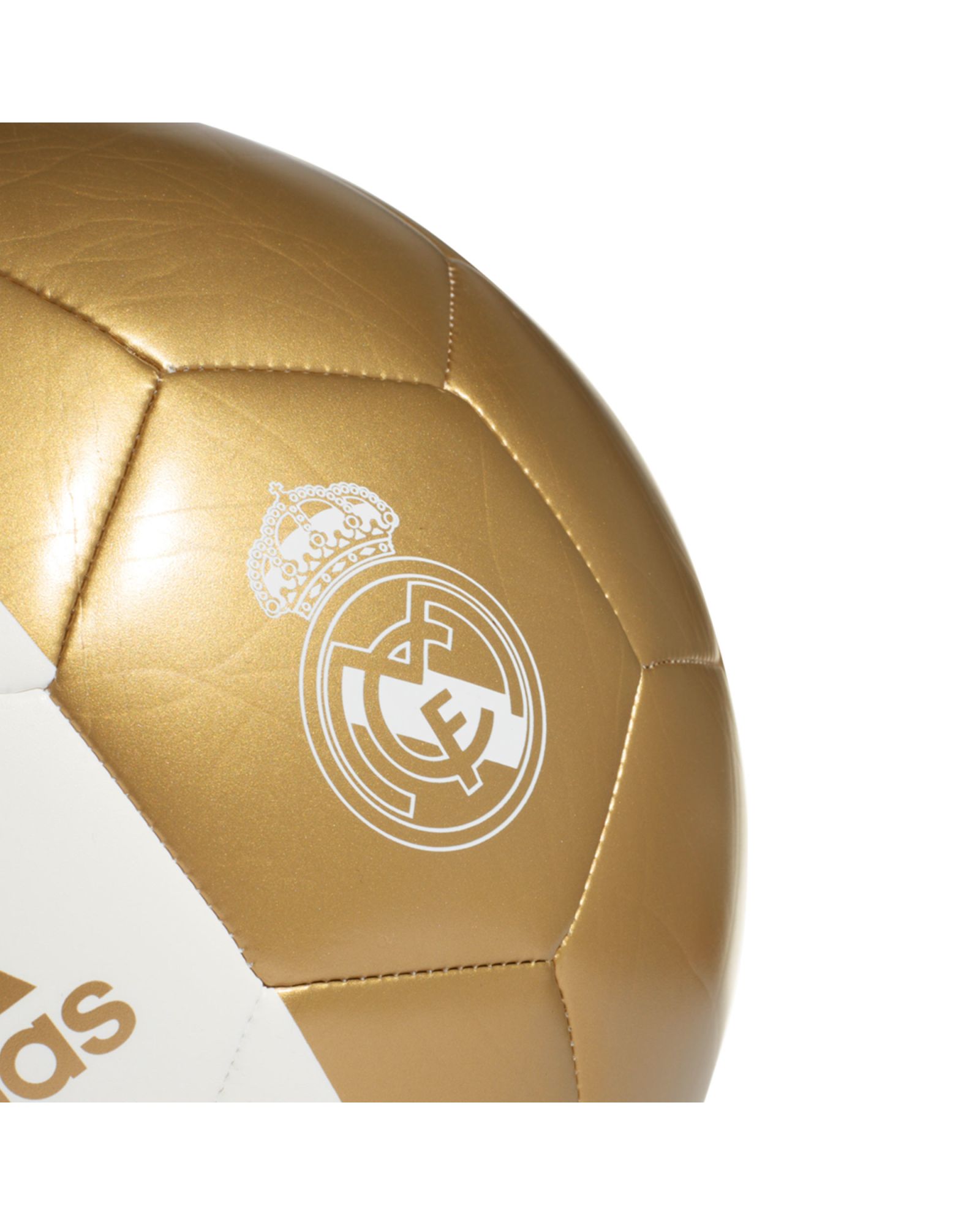 Balón de Fútbol Sala Real Madrid 2019/2020 Capitano Blanco Dorado - Fútbol Factory