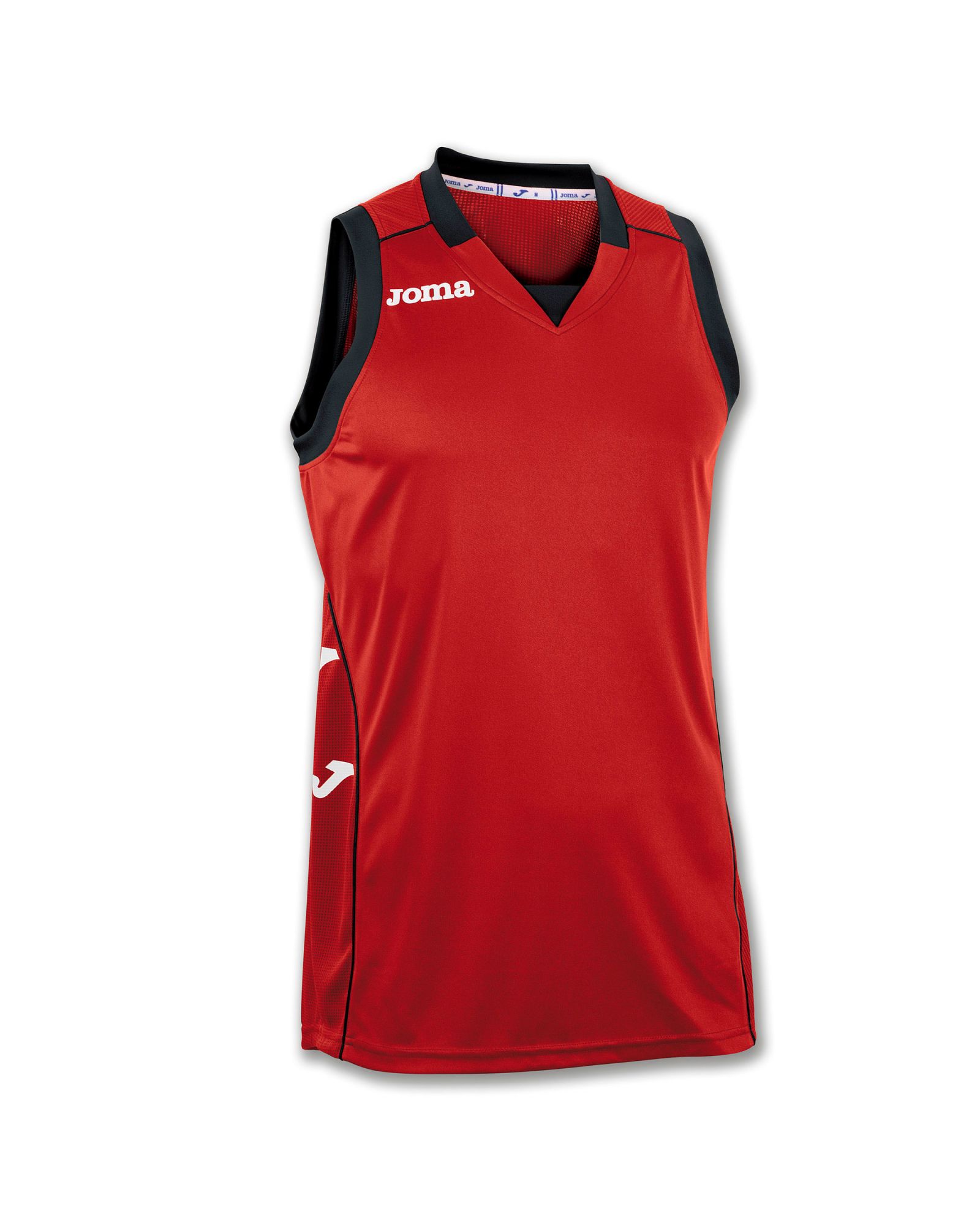 Camiseta de Baloncesto Cancha Rojo Negro - Fútbol Factory