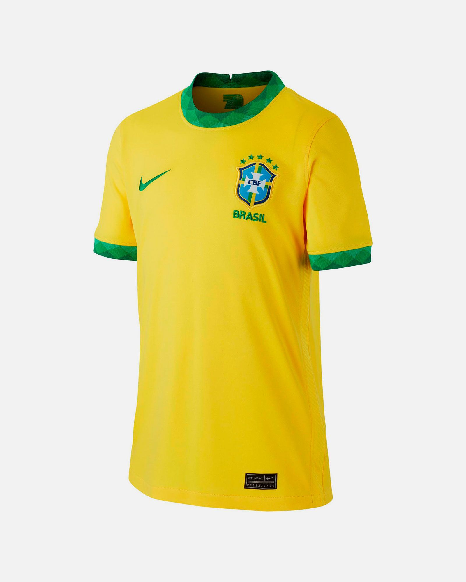 Camiseta 1ª Brasil 2020/2021 Junior Amarillo - Fútbol Factory
