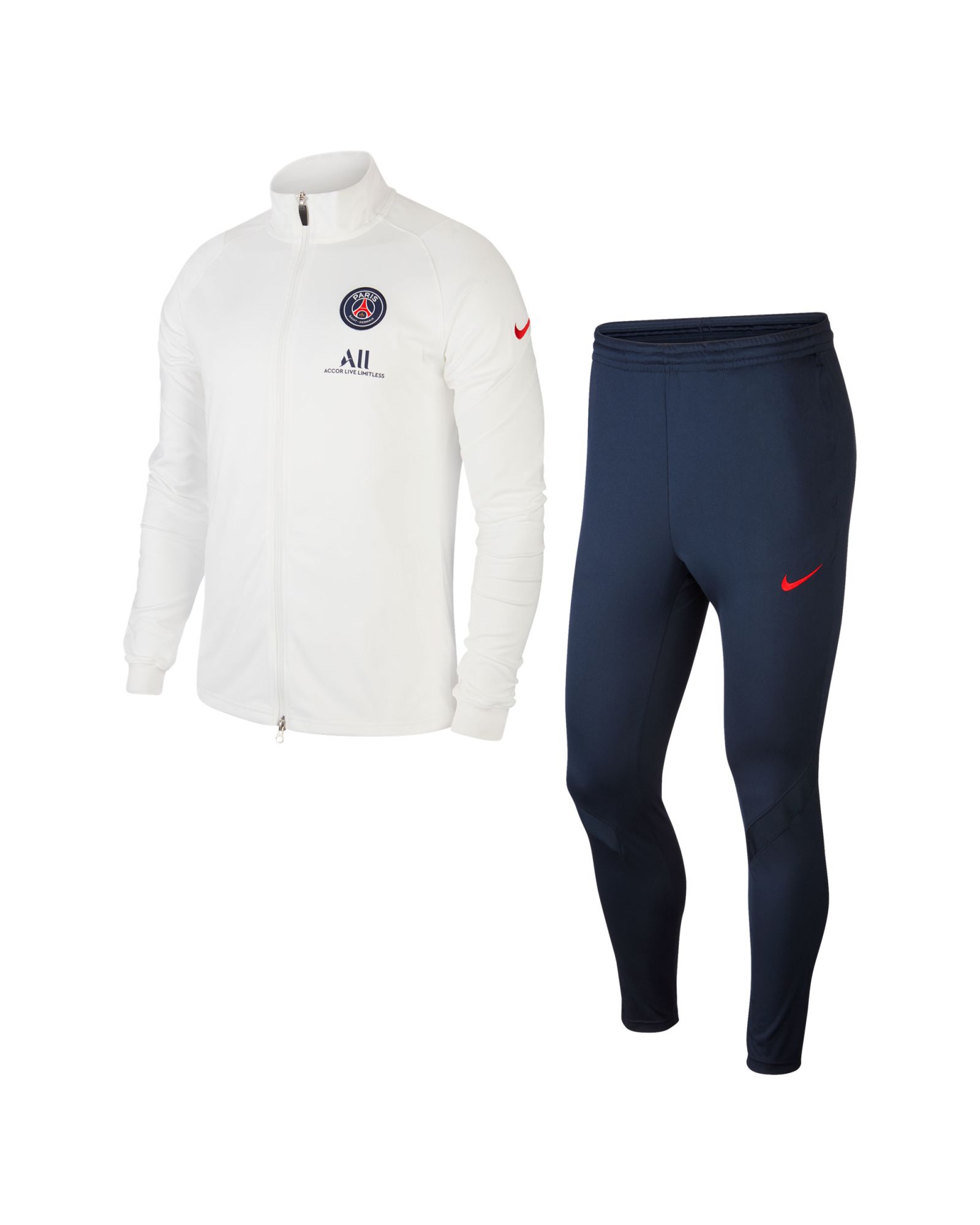 Chandal de Training Strike PSG 2020/2021 Strike Blanco Marino - Fútbol Factory