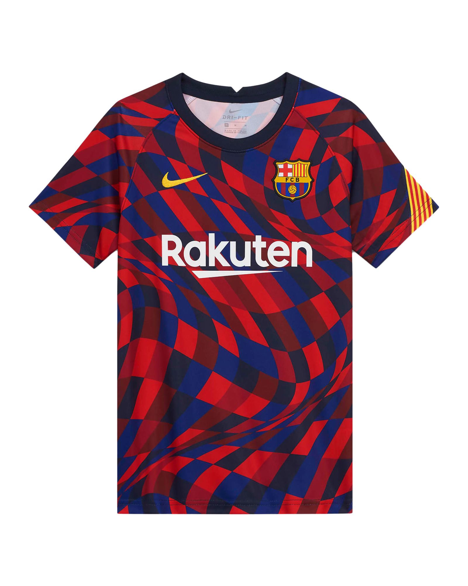 Camiseta de Calentamiento FC Barcelona 2020/2021 Junior Rojo - Fútbol Factory