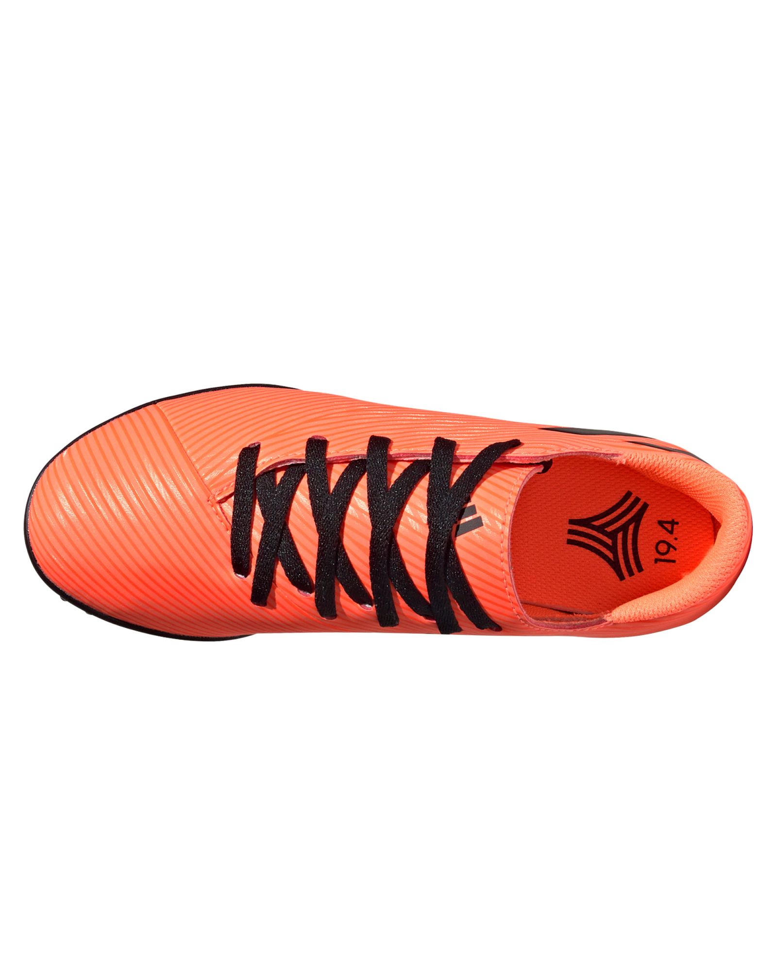 Botas de fútbol adidas Nemeziz 19.4 TF Junior Naranja - Fútbol Factory