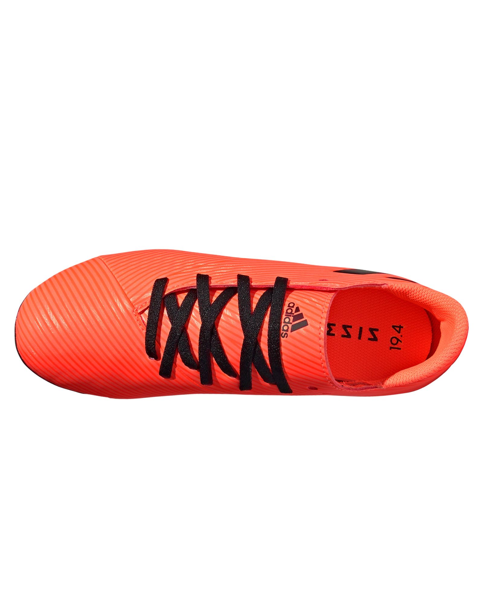 Botas de fútbol adidas Nemeziz 19.4 FxG Junior Naranja - Fútbol Factory