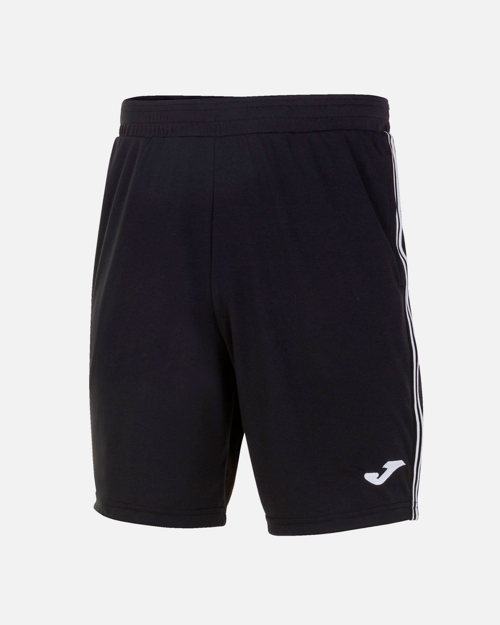 Pantalón Corto de Training Classic Junior Negro Blanco - Fútbol Factory