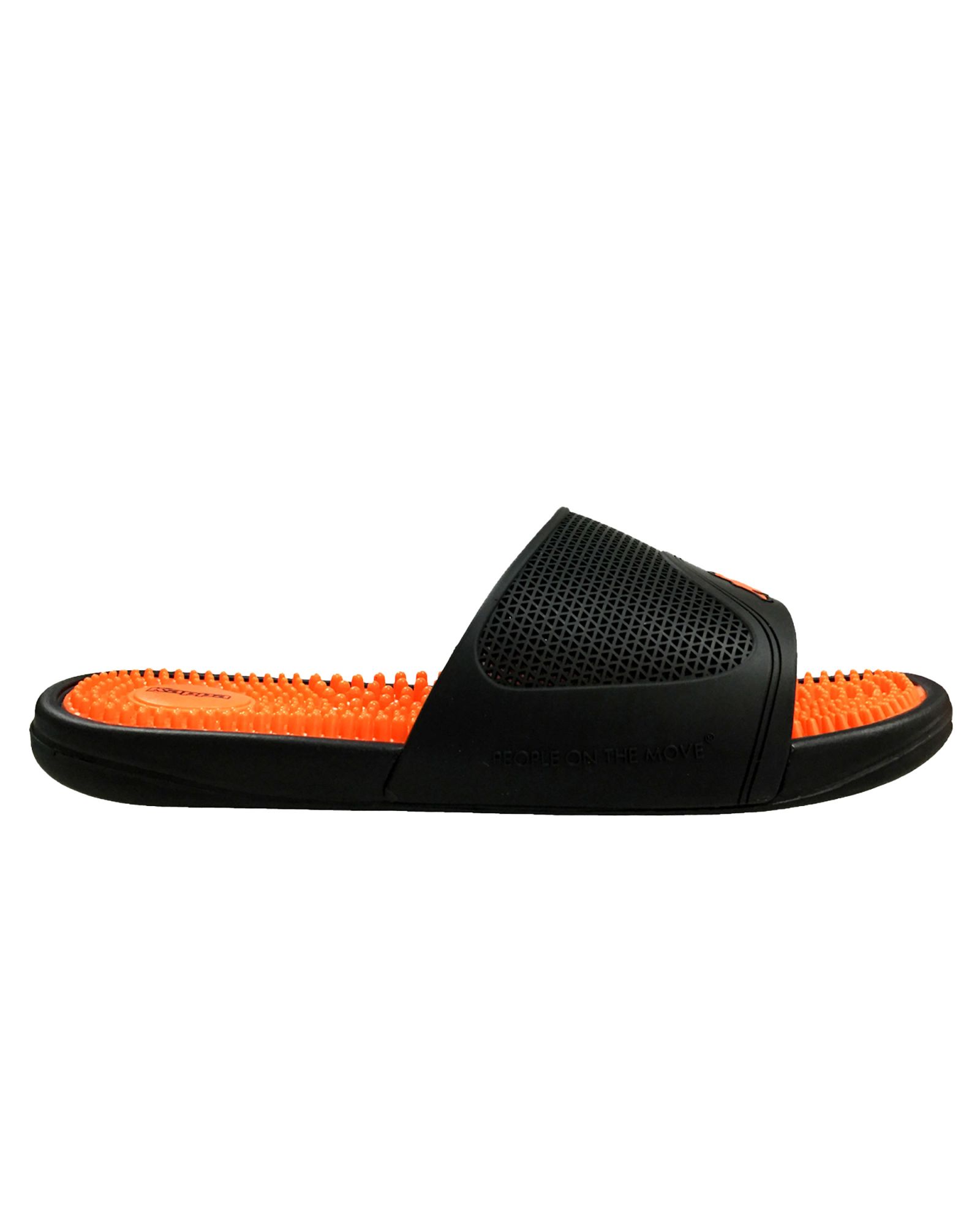 Chanclas Endrix Negro Naranja - Fútbol Factory