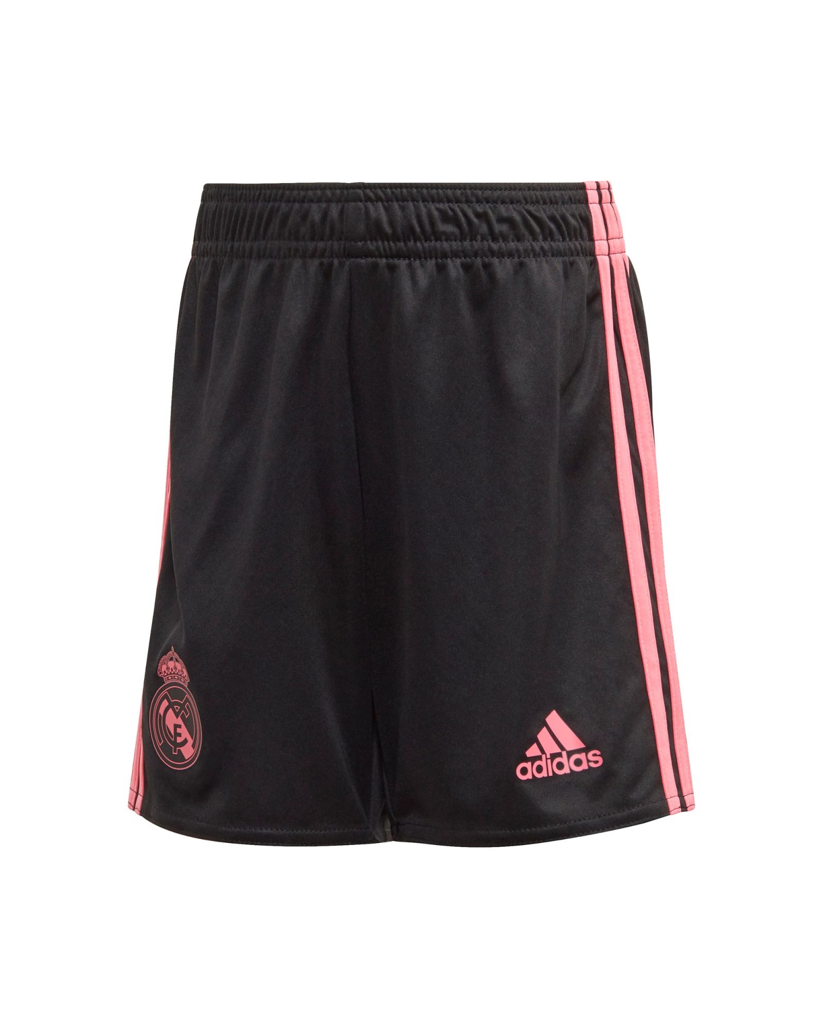 Conjunto 3ª Real Madrid 2020/2021 Infantil Negro Rosa - Fútbol Factory