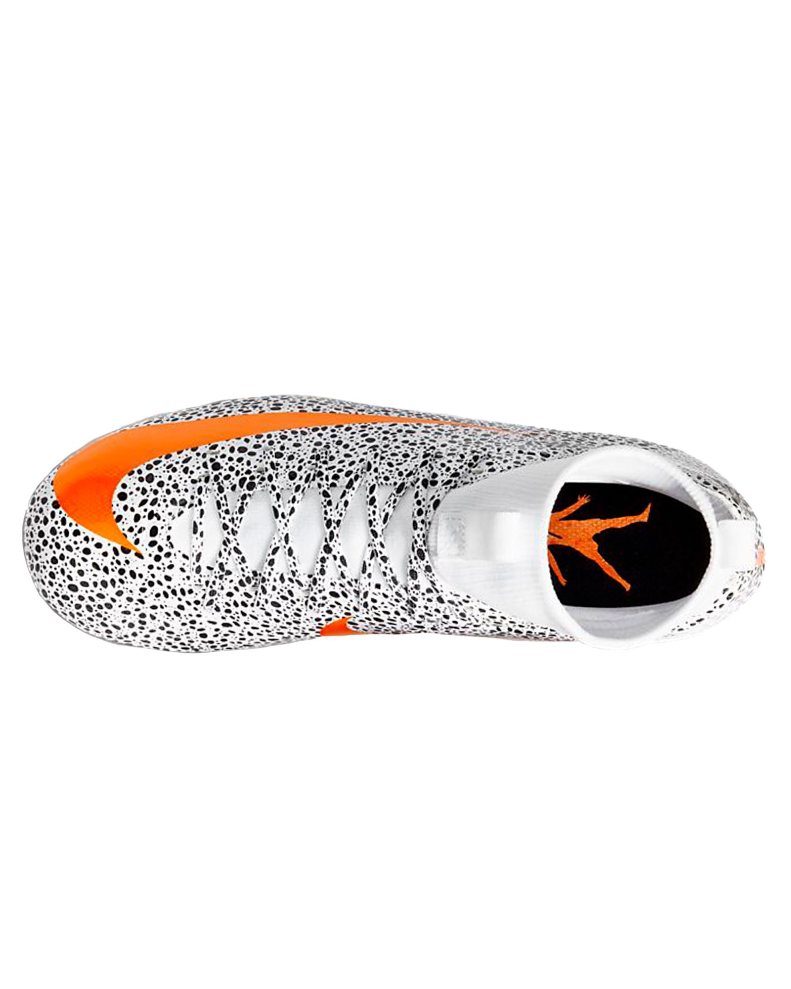 Botas de Fútbol Nike Mercurial Superfly 7 Academy CR7 AG Junior Blanco Naranja - Fútbol Factory