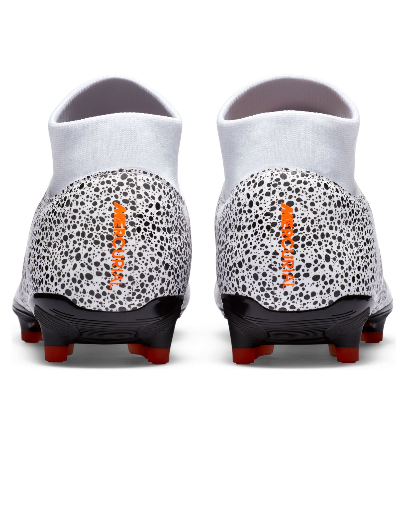 Botas de Mercurial Superfly 7 CR7 MG Blanco Naranja