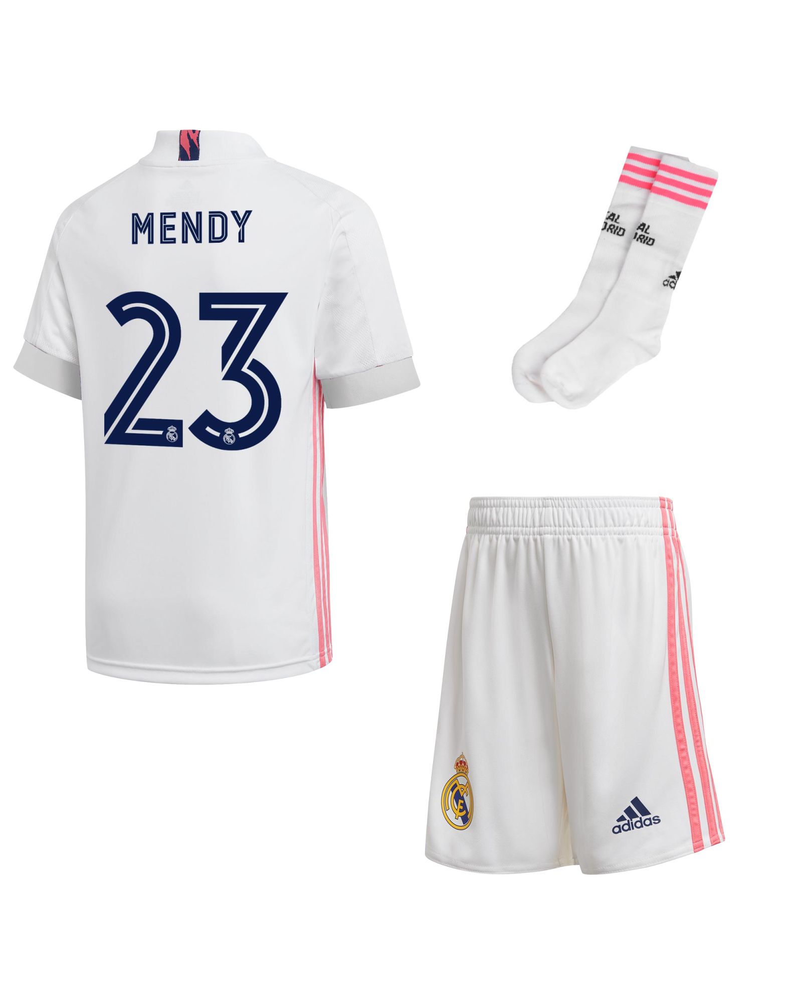 Conjunto 1ª Real Madrid 2020/2021 Junior Mendy - Fútbol Factory