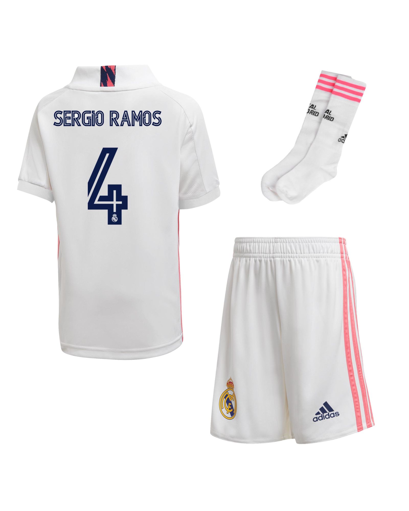 Conjunto 1ª Real Madrid 2020/2021 Infantil Sergio Ramos - Fútbol Factory