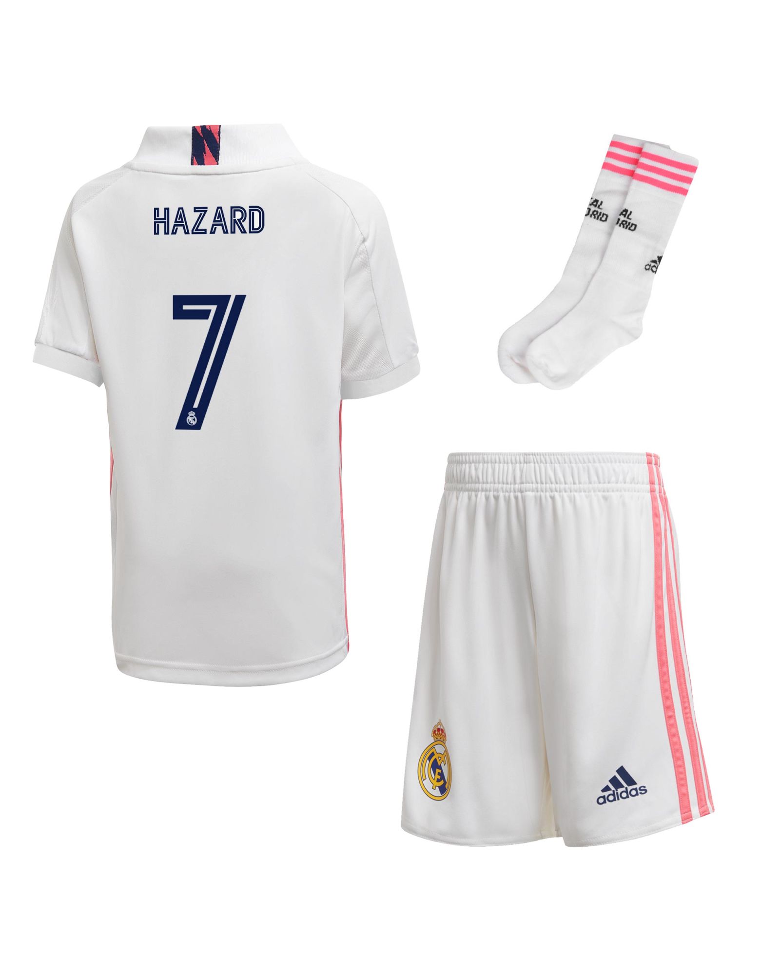 Conjunto 1ª Real Madrid 2020/2021 Infantil Hazard - Fútbol Factory