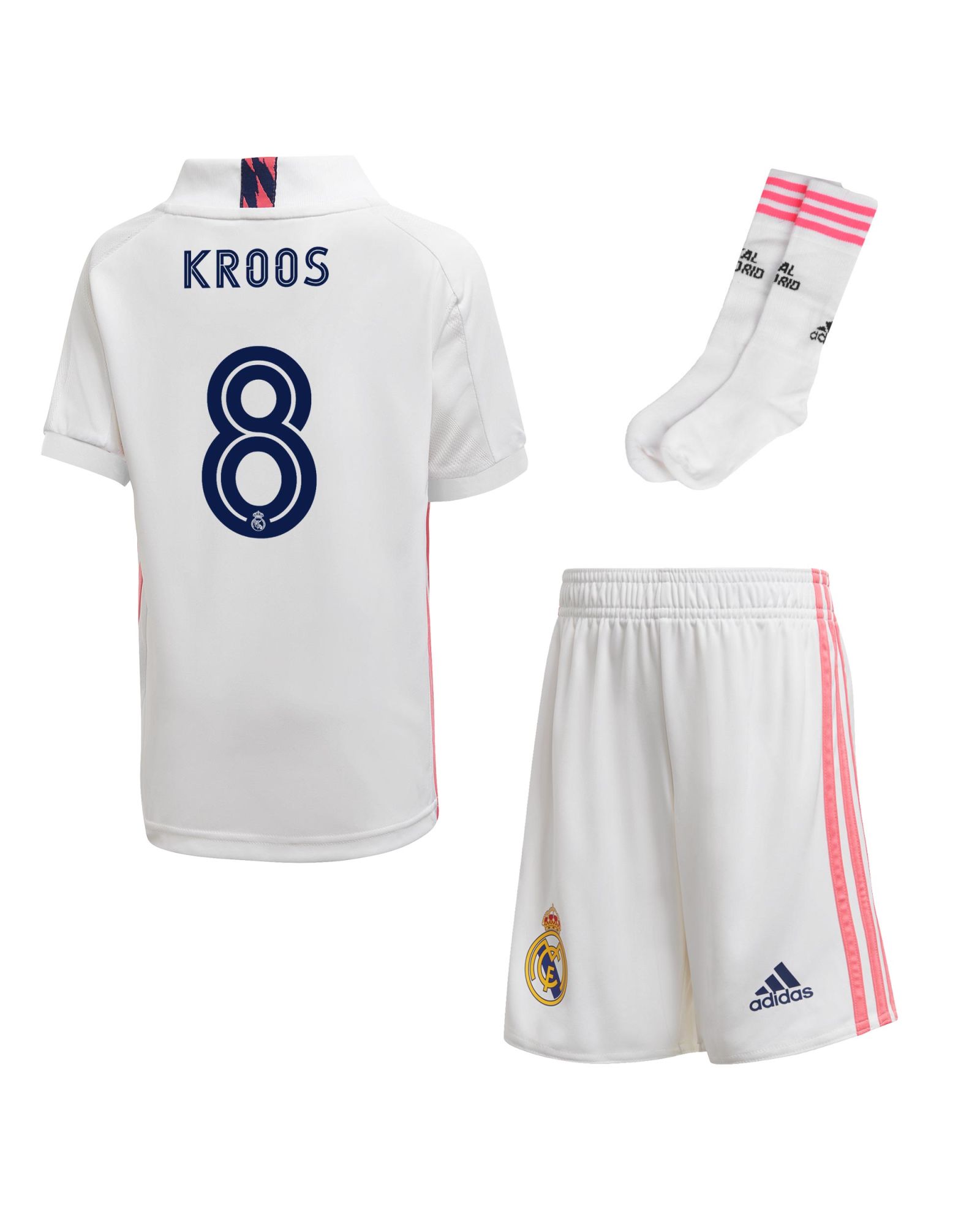 Conjunto 1ª Real Madrid 2020/2021 Infantil Kroos - Fútbol Factory