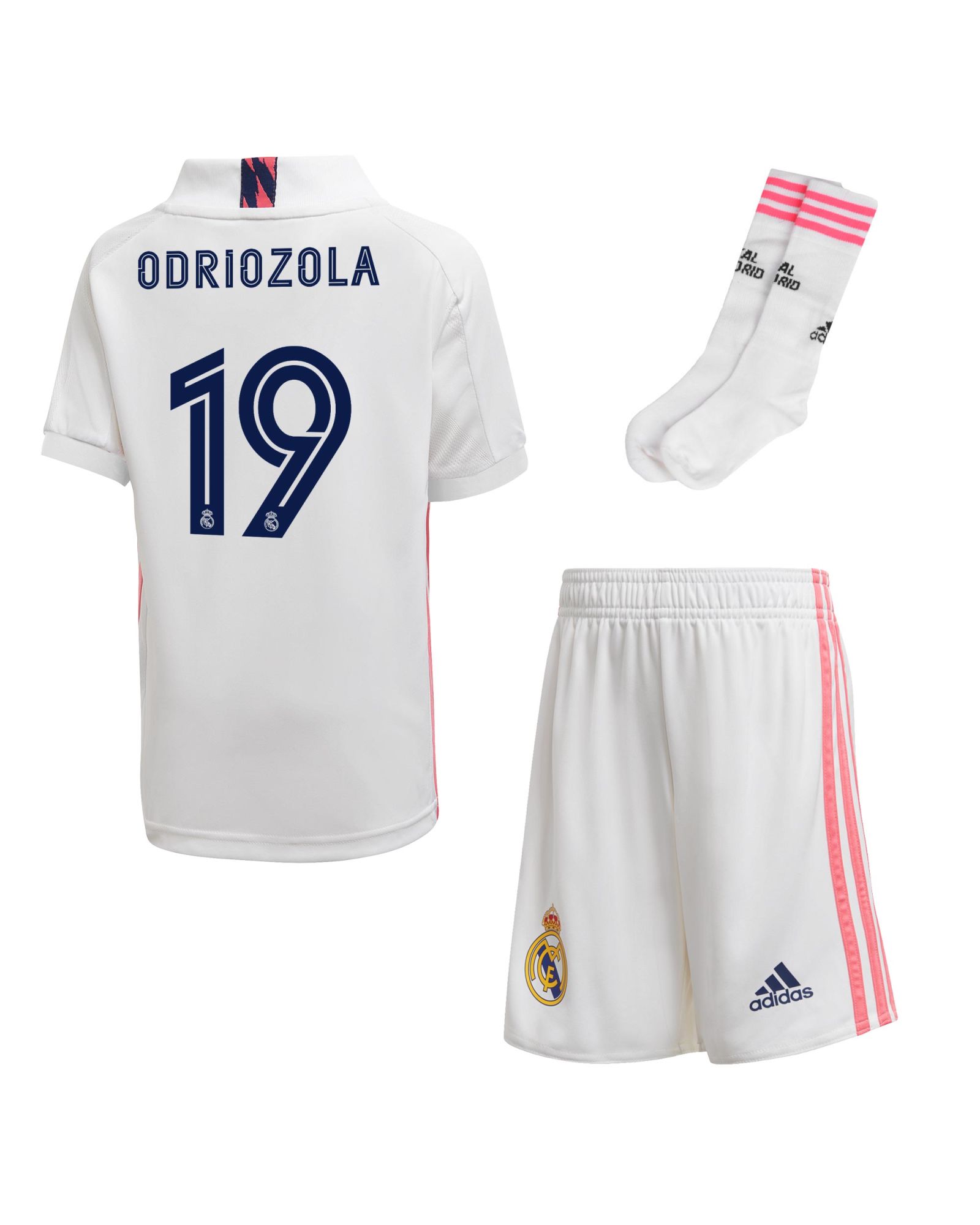 Conjunto 1ª Real Madrid 2020/2021 Infantil Odriozola - Fútbol Factory