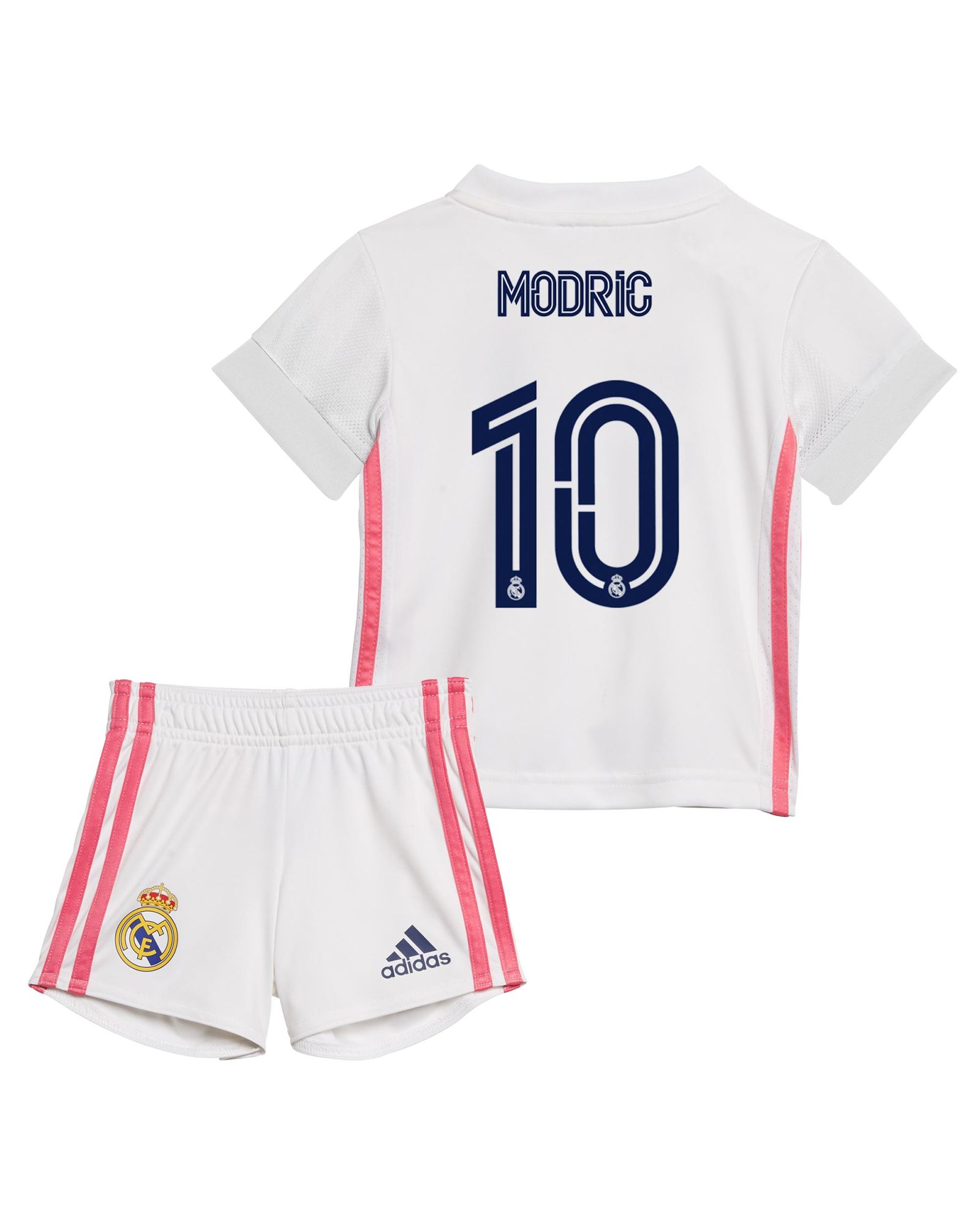 Conjunto 1ª Real Madrid 2020/2021 Bebé Modric - Fútbol Factory