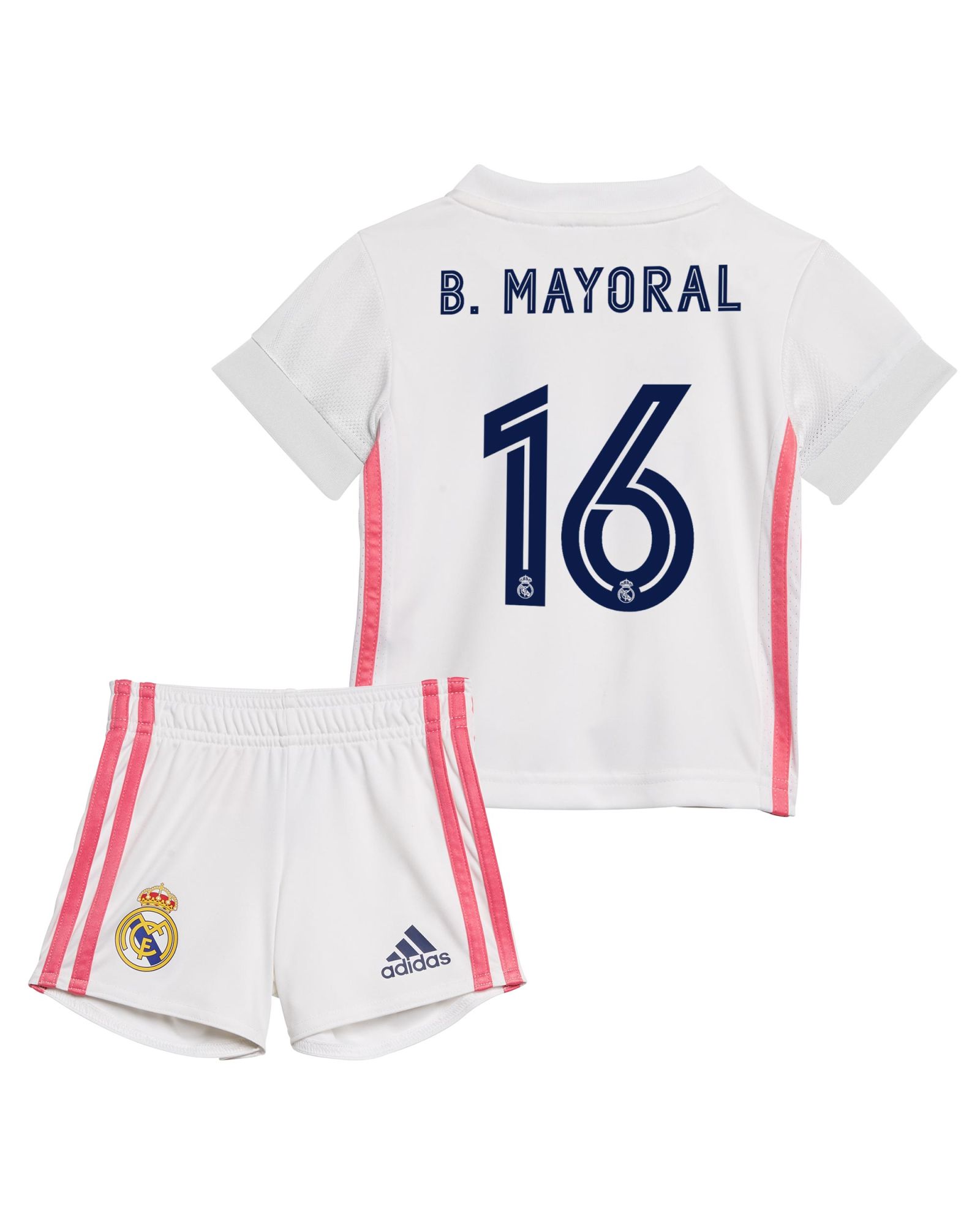 Conjunto 1ª Real Madrid 2020/2021 Bebé B. Mayoral - Fútbol Factory