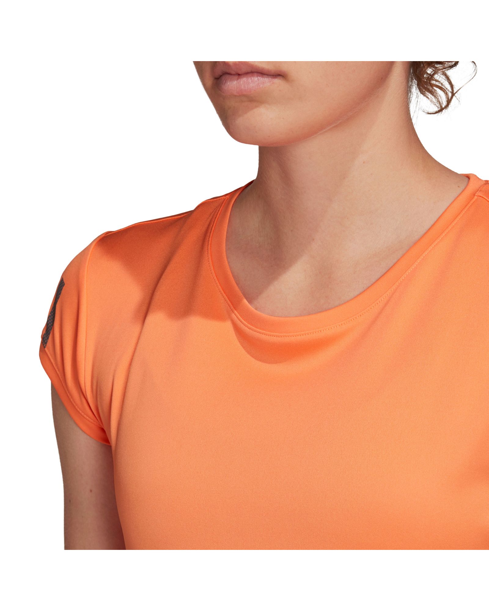 Camiseta de Training 3-Stripe Club Mujer Naranja - Fútbol Factory