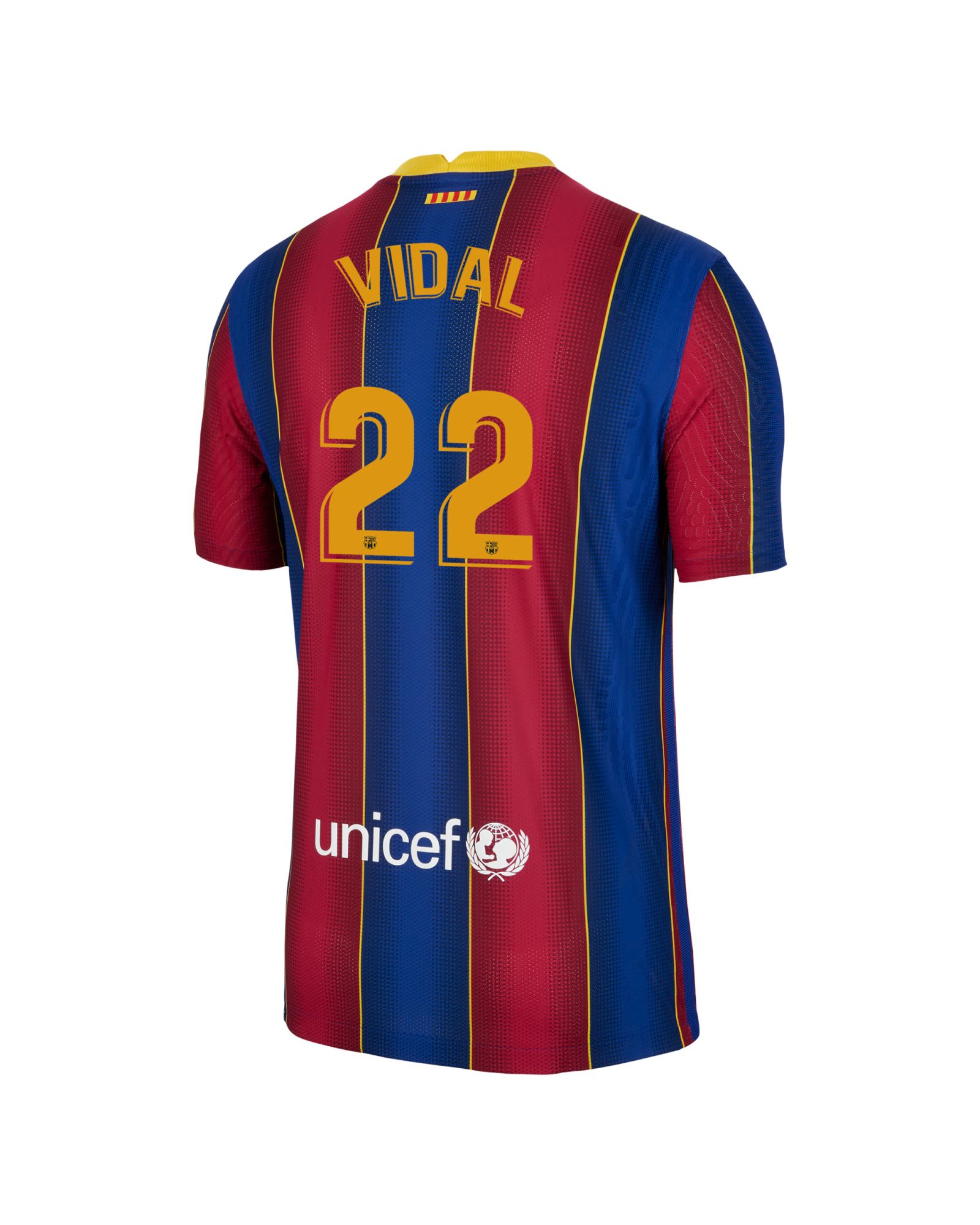 Camiseta 1ª FC Barcelona 2020/2021 Vapor Match  Vidal - Fútbol Factory