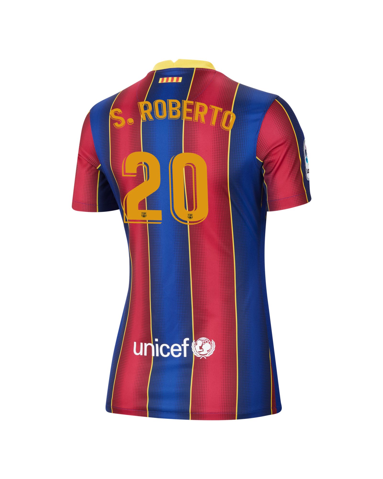 Camiseta 1ª FC Barcelona 2020/2021 Mujer  S. Roberto - Fútbol Factory