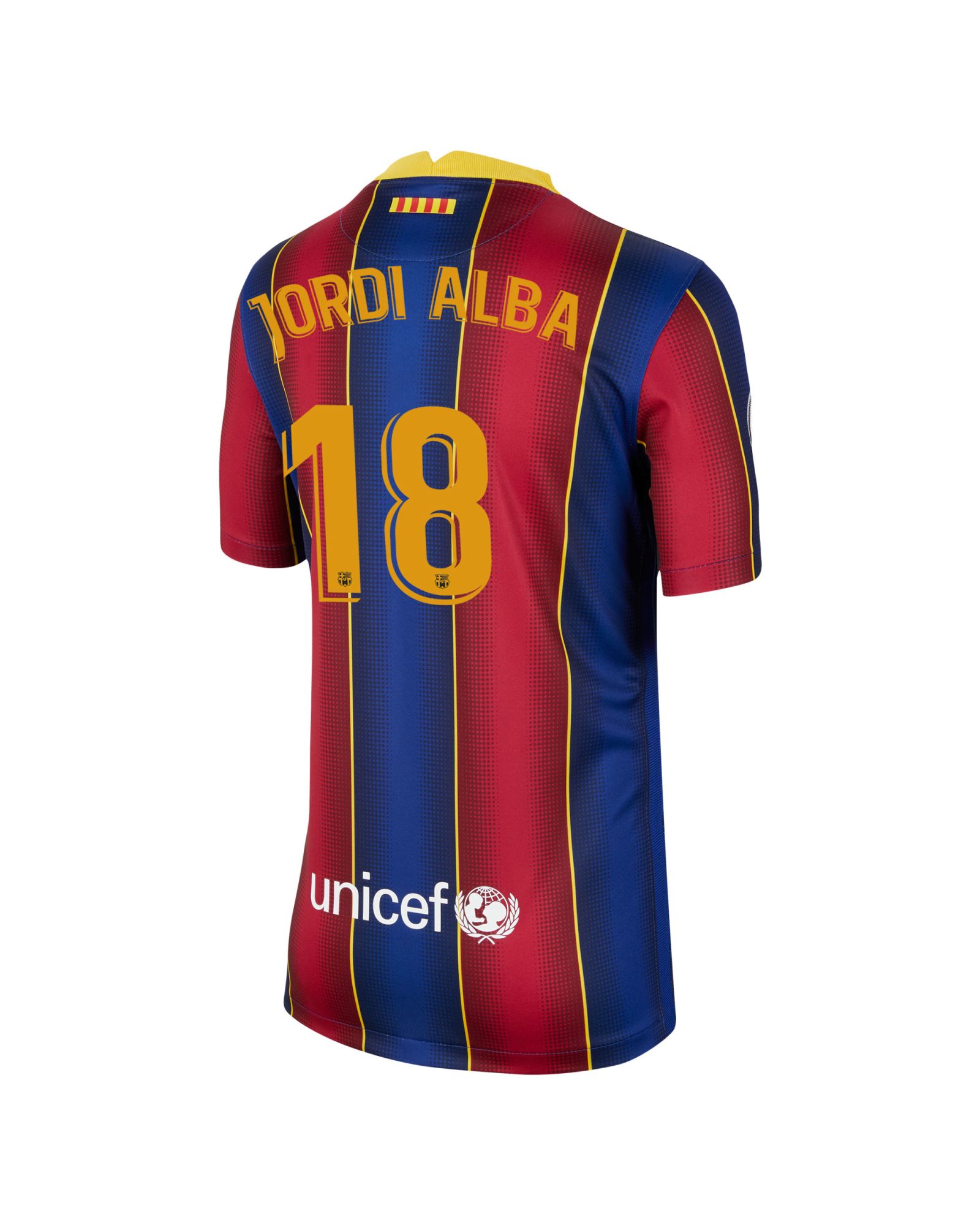 Camiseta 1ª FC Barcelona 2020/2021 Junior  Jordi Alba - Fútbol Factory