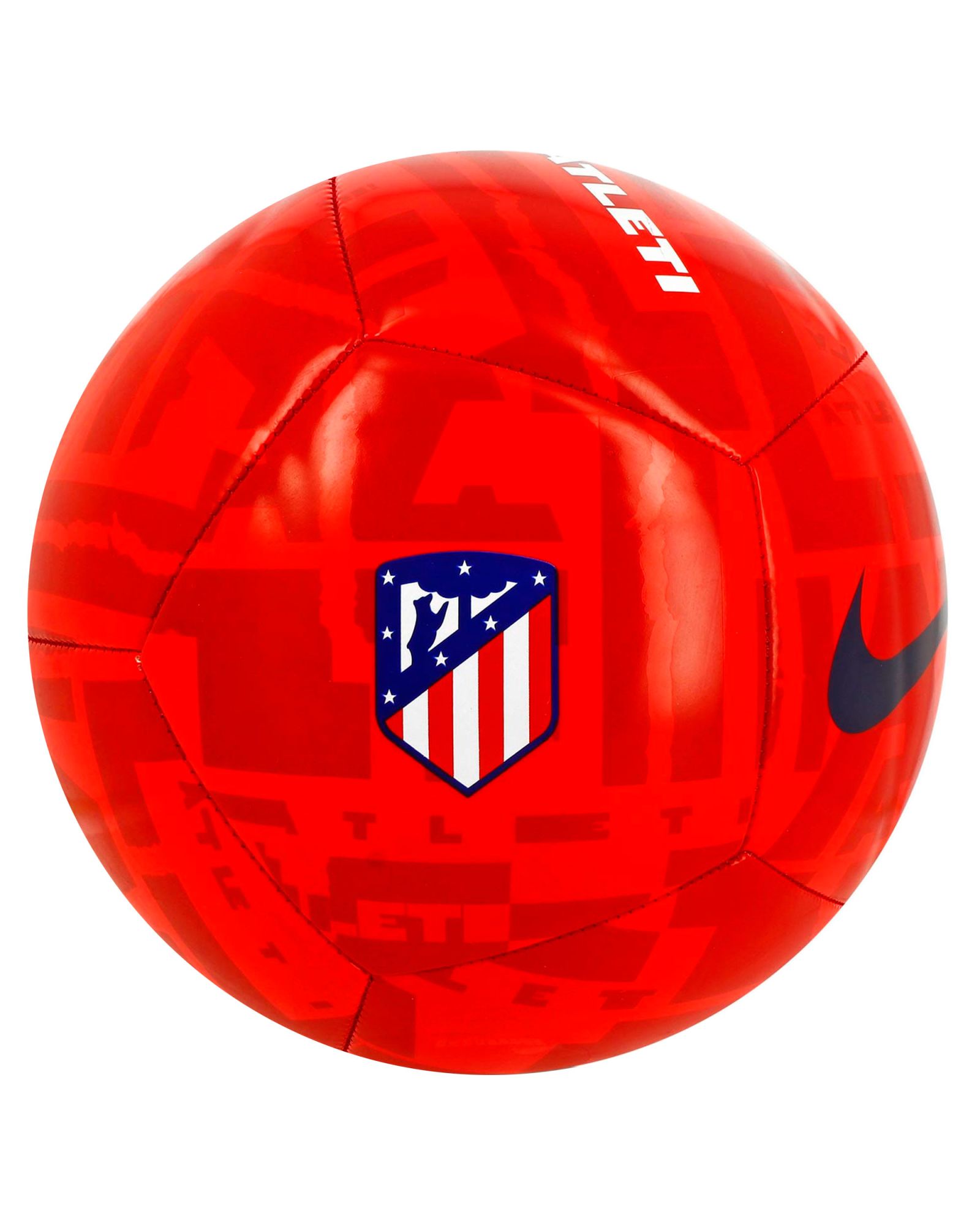 Balón de Fútbol 11 Atlético de Madrid 2020/2021 Pitch Rojo - Fútbol Factory