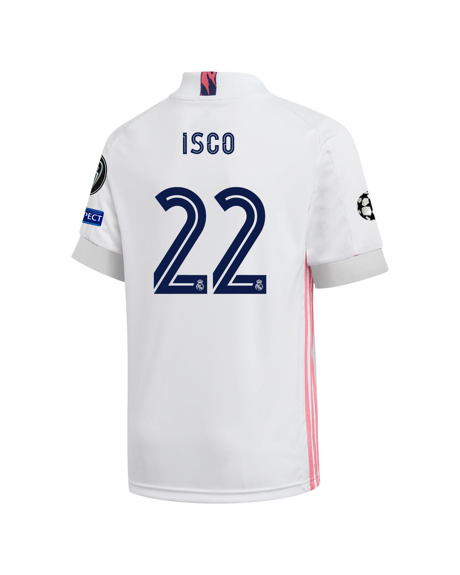 Camiseta 1ª Real Madrid 2020/2021 UCL Junior Isco - Fútbol Factory