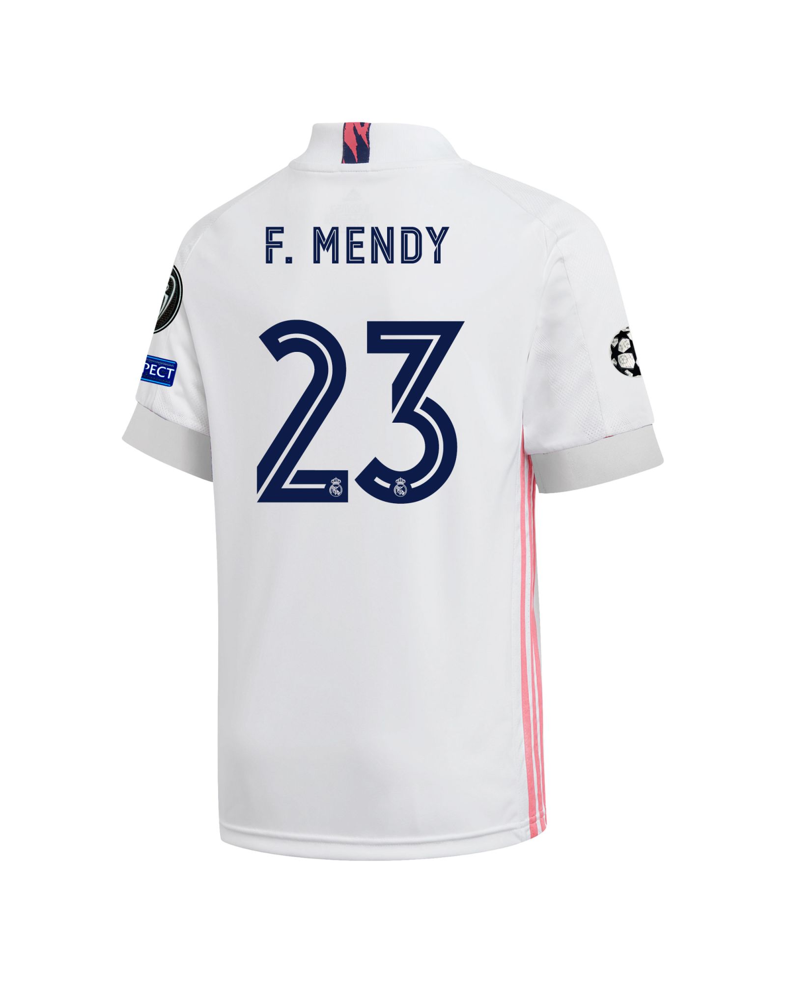 Camiseta 1ª Real Madrid 2020/2021 UCL Junior Mendy - Fútbol Factory