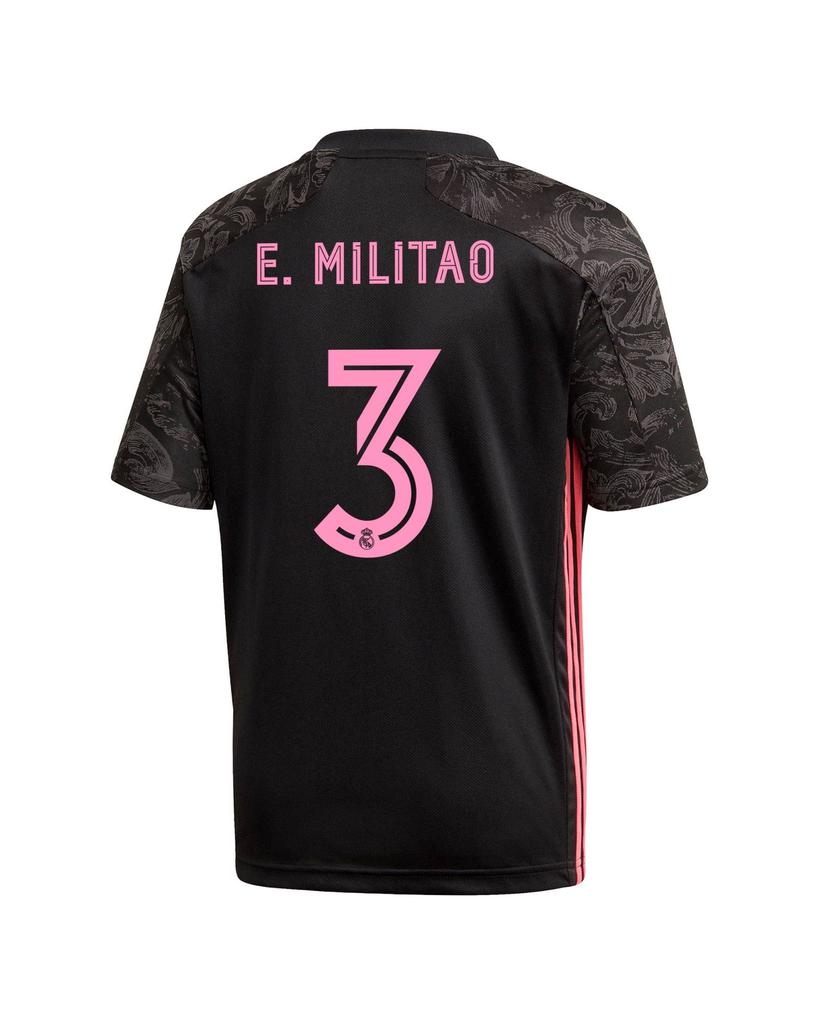 Camiseta 3ª Real Madrid 2020/2021 Negro E. Militao - Fútbol Factory