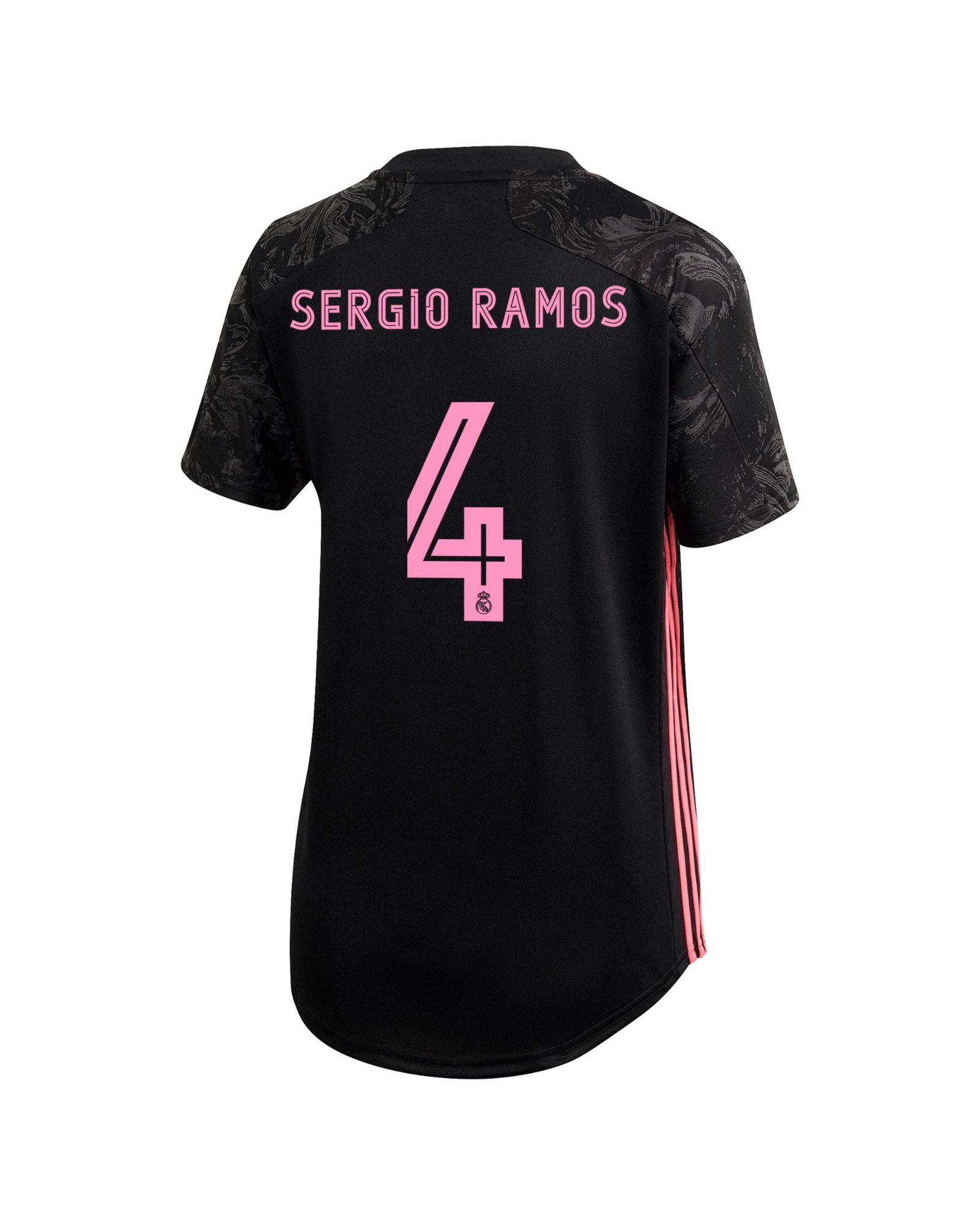 Camiseta 3ª Real Madrid 2020/2021 Mujer Negro Sergio Ramos - Fútbol Factory