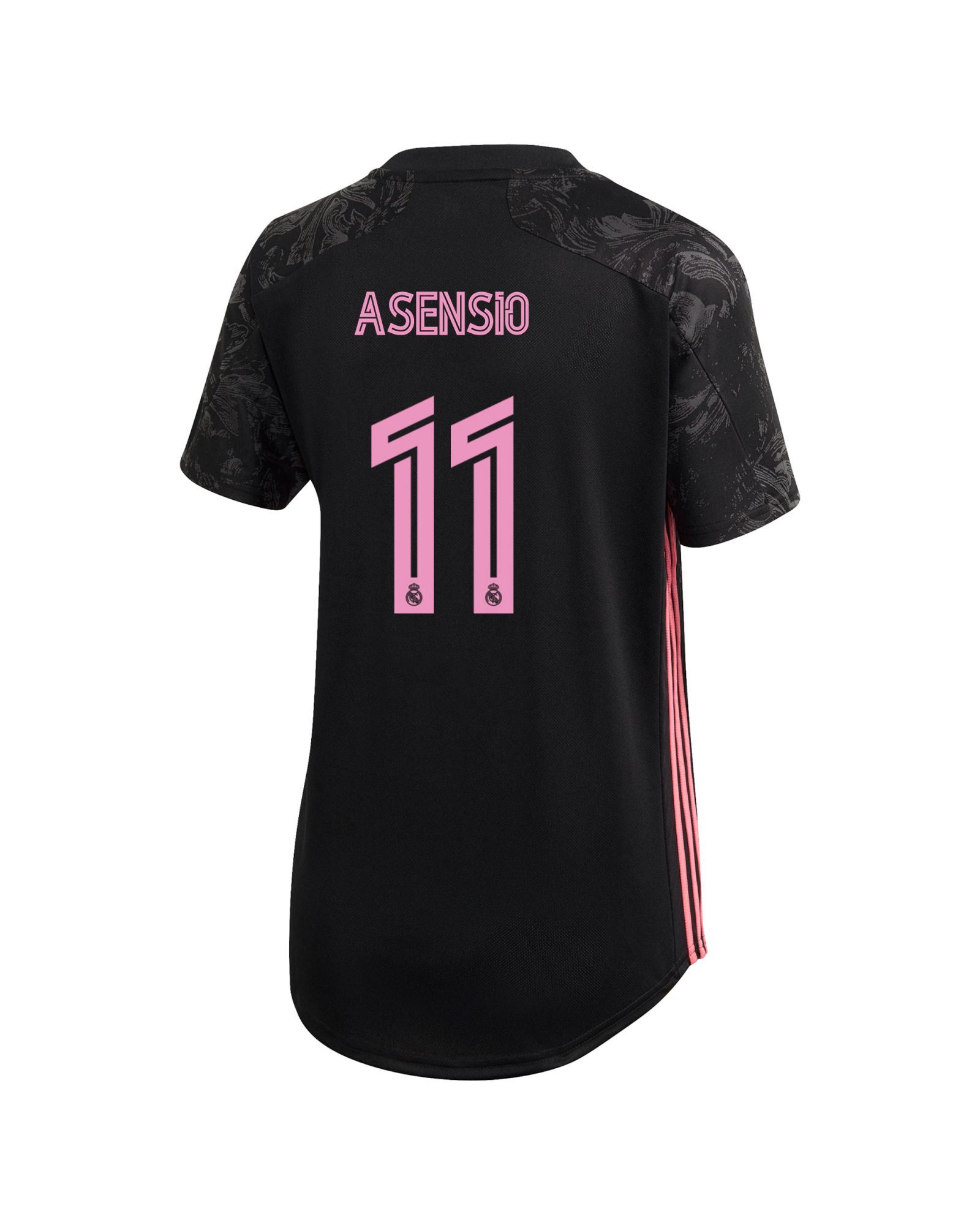 Camiseta 3ª Real Madrid 2020/2021 Mujer Negro Asensio - Fútbol Factory