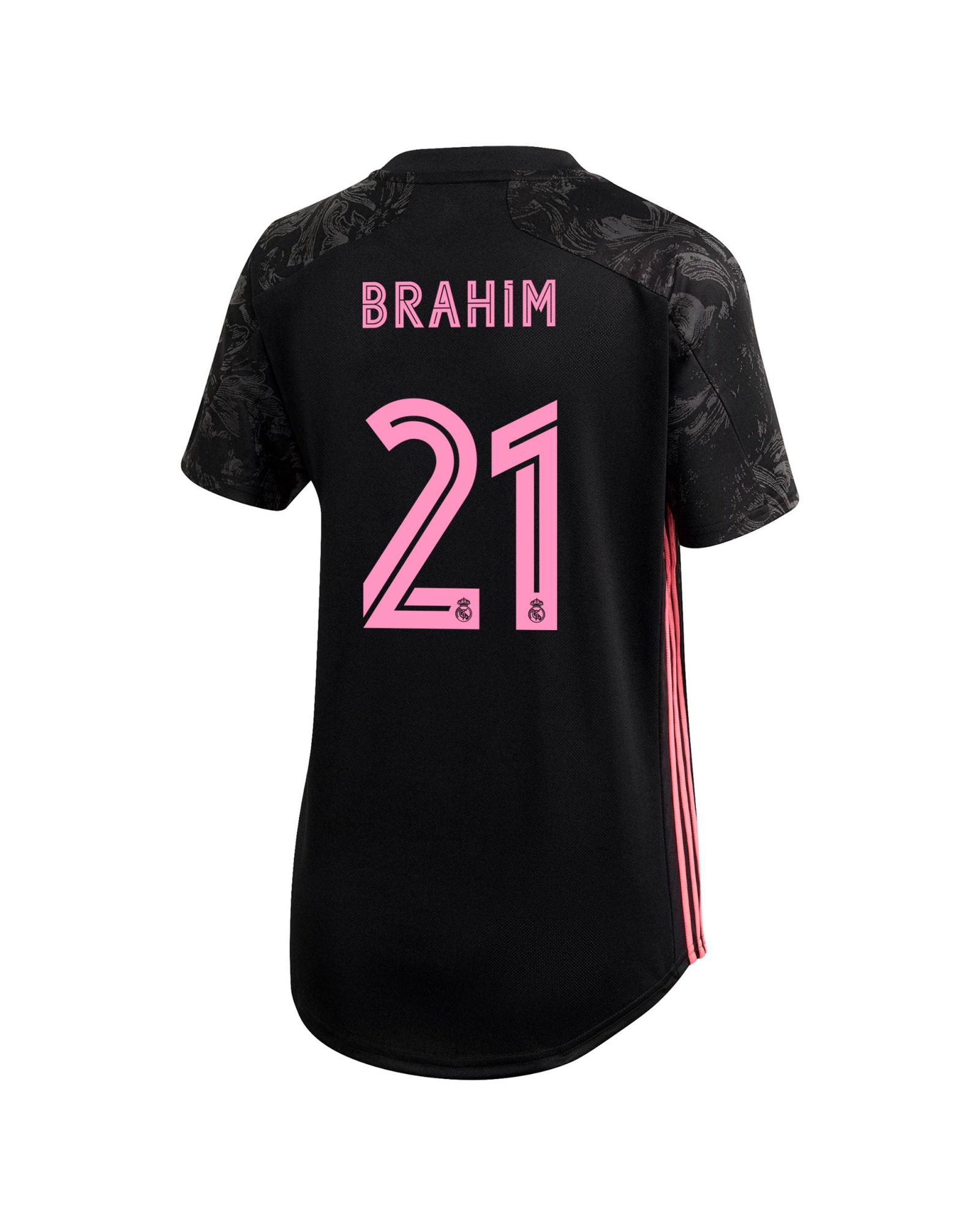 Camiseta 3ª Real Madrid 2020/2021 Mujer Negro Brahim - Fútbol Factory