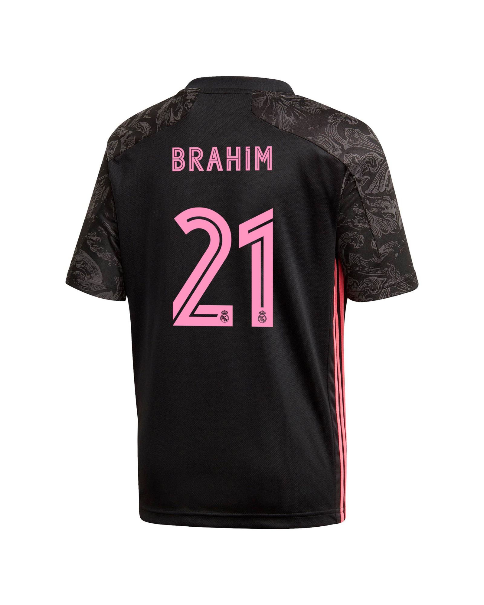 Camiseta 3ª Real Madrid 2020/2021 Junior Negro Brahim - Fútbol Factory