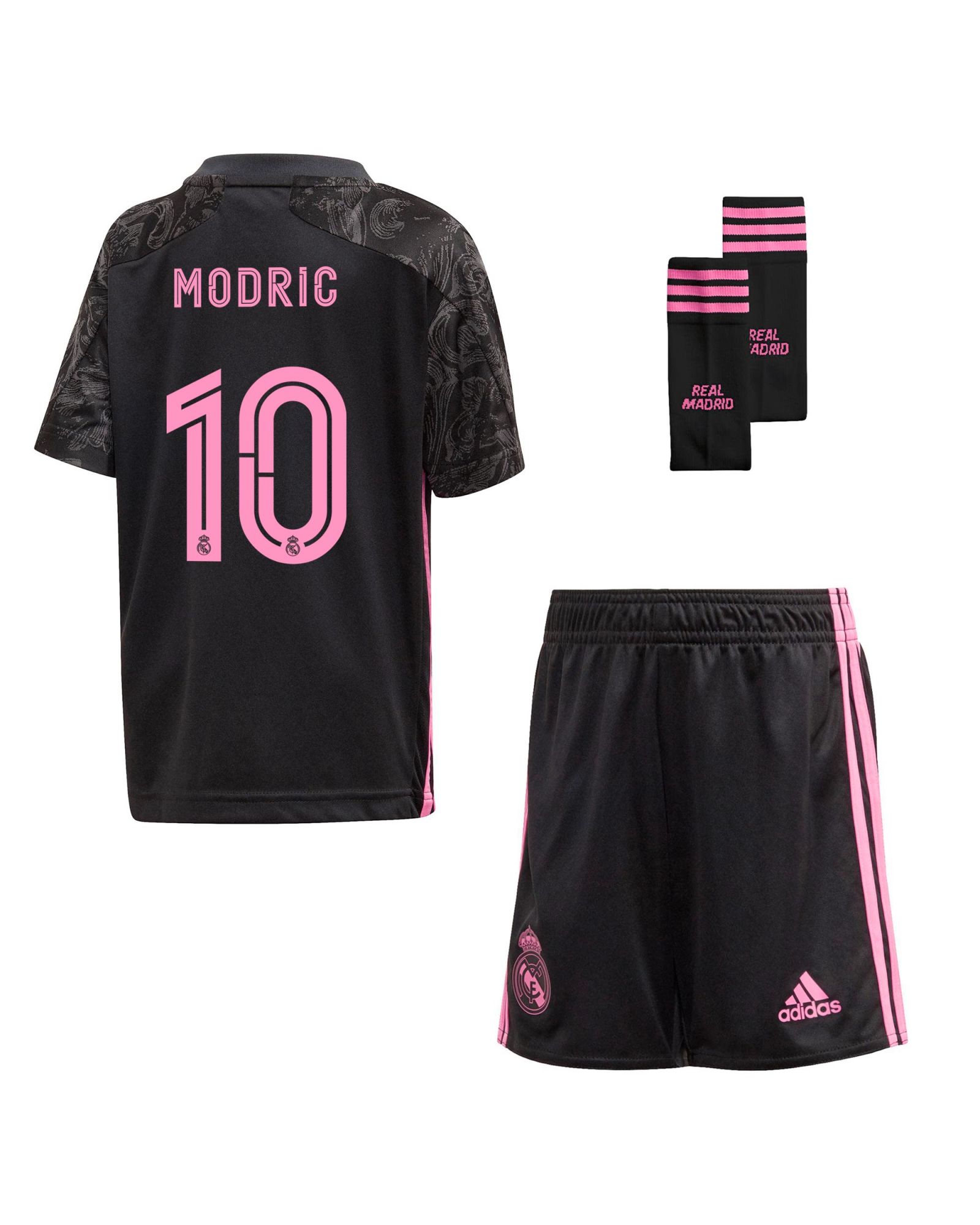 Conjunto 3ª Real Madrid 2020/2021 Infantil Negro Modric - Fútbol Factory