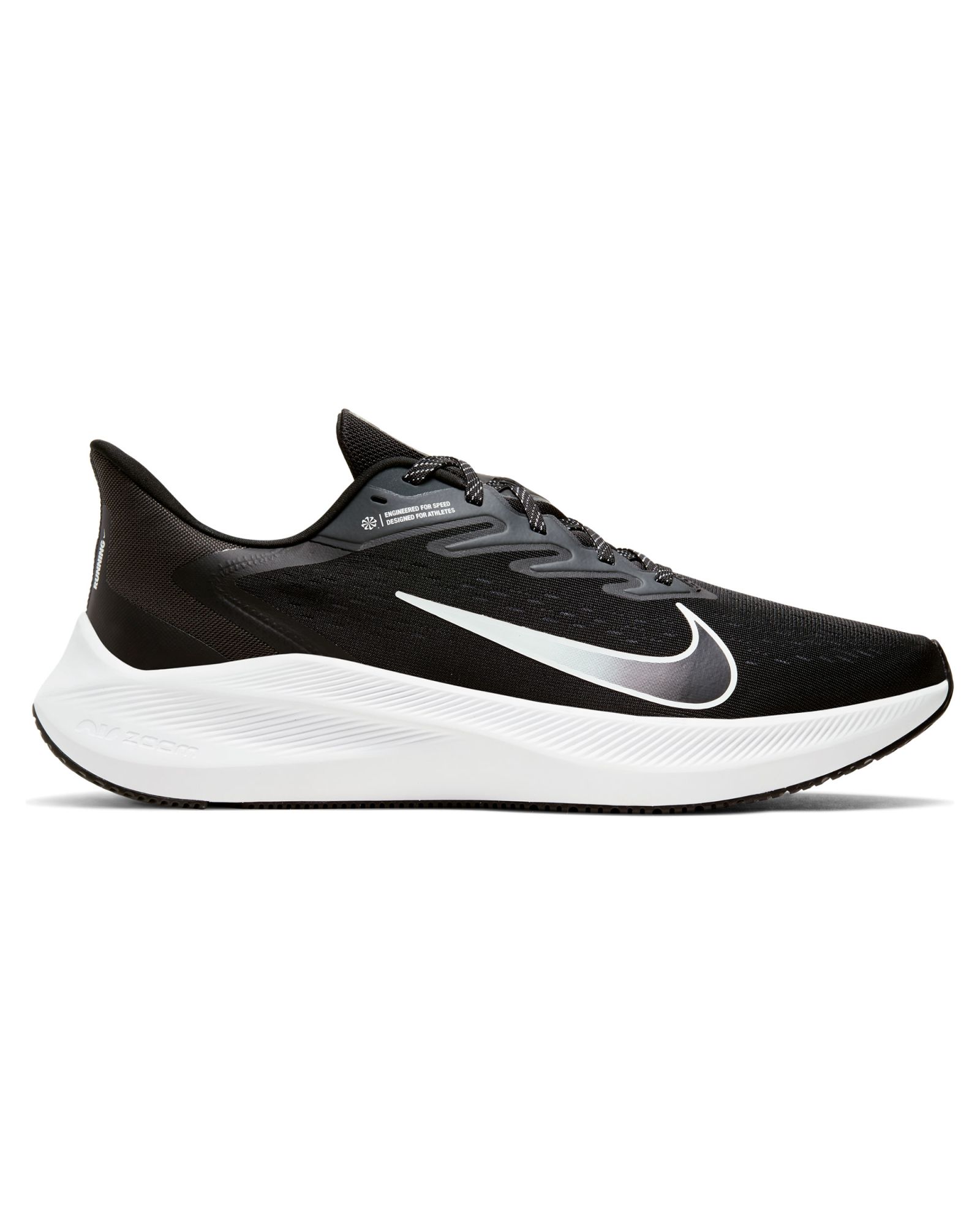 Zapatillas de Running Air Zoom Winflo 7 Negro - Fútbol Factory