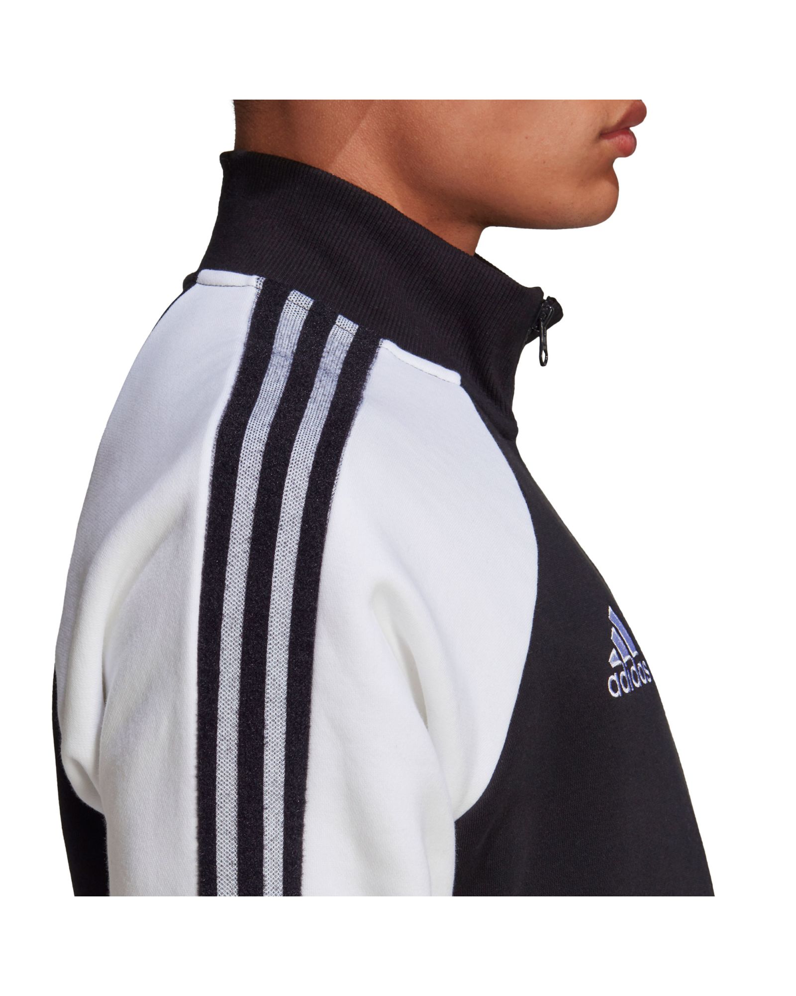 Chaqueta de Paseo Real Madrid 2020/2021 Icons Negro Blanco - Fútbol Factory