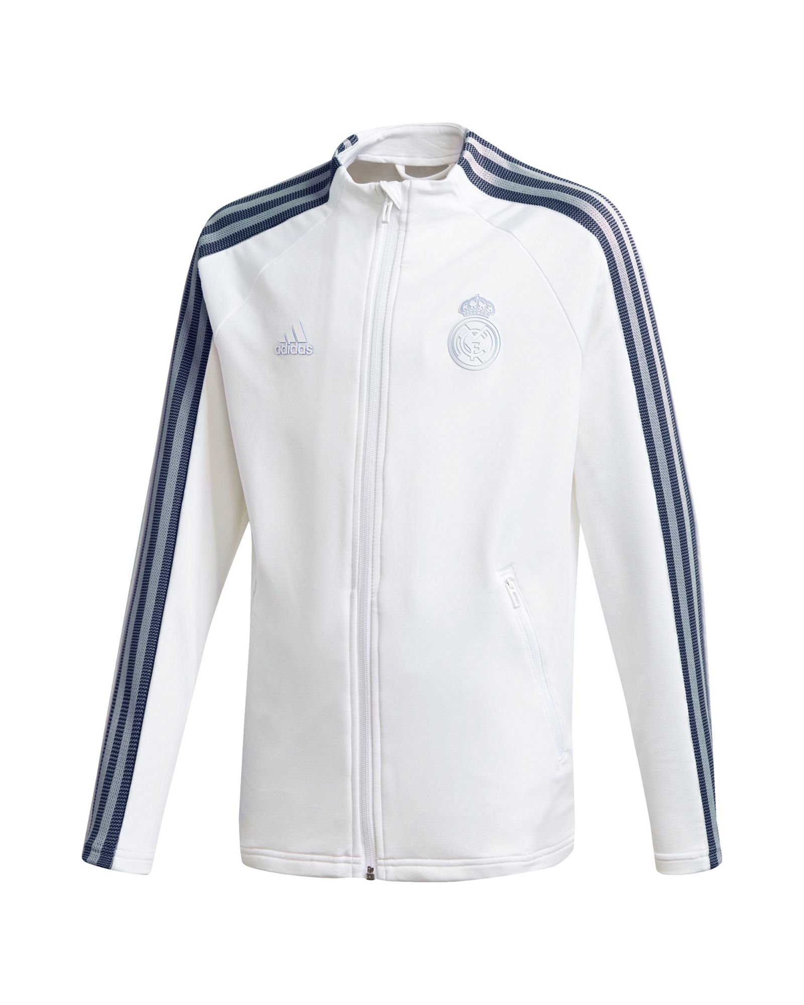 Chaqueta Prepartido Real Madrid 2020/2021 Junior Blanco - Fútbol Factory