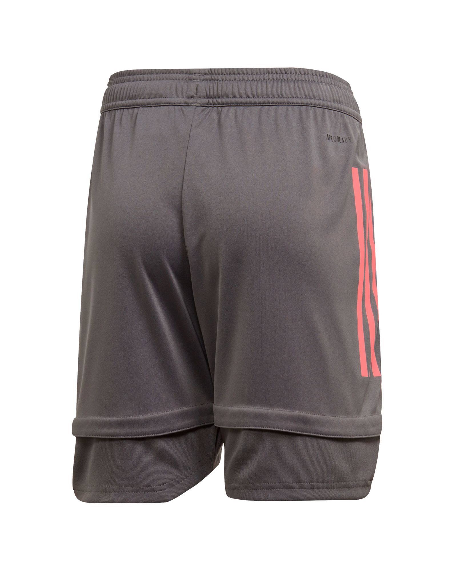 Pantalón Corto de Training Real Madrid 2020/2021 Junior Gris - Fútbol Factory